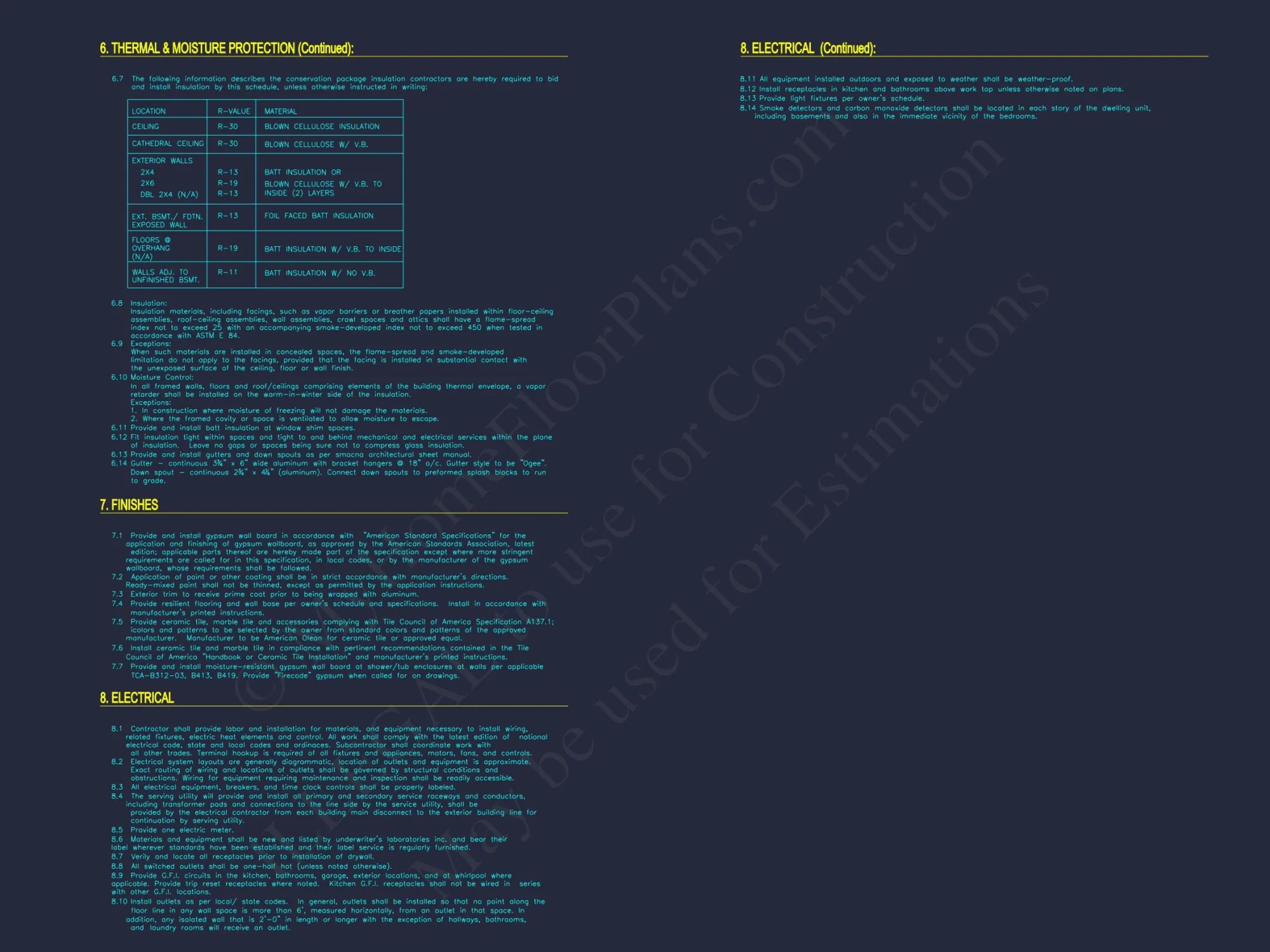 Architectural house Plan with CAD Designs & Floor Blueprints