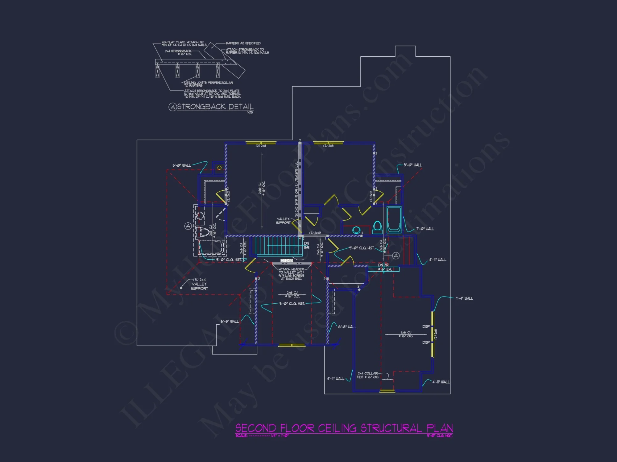 French Country house Plan