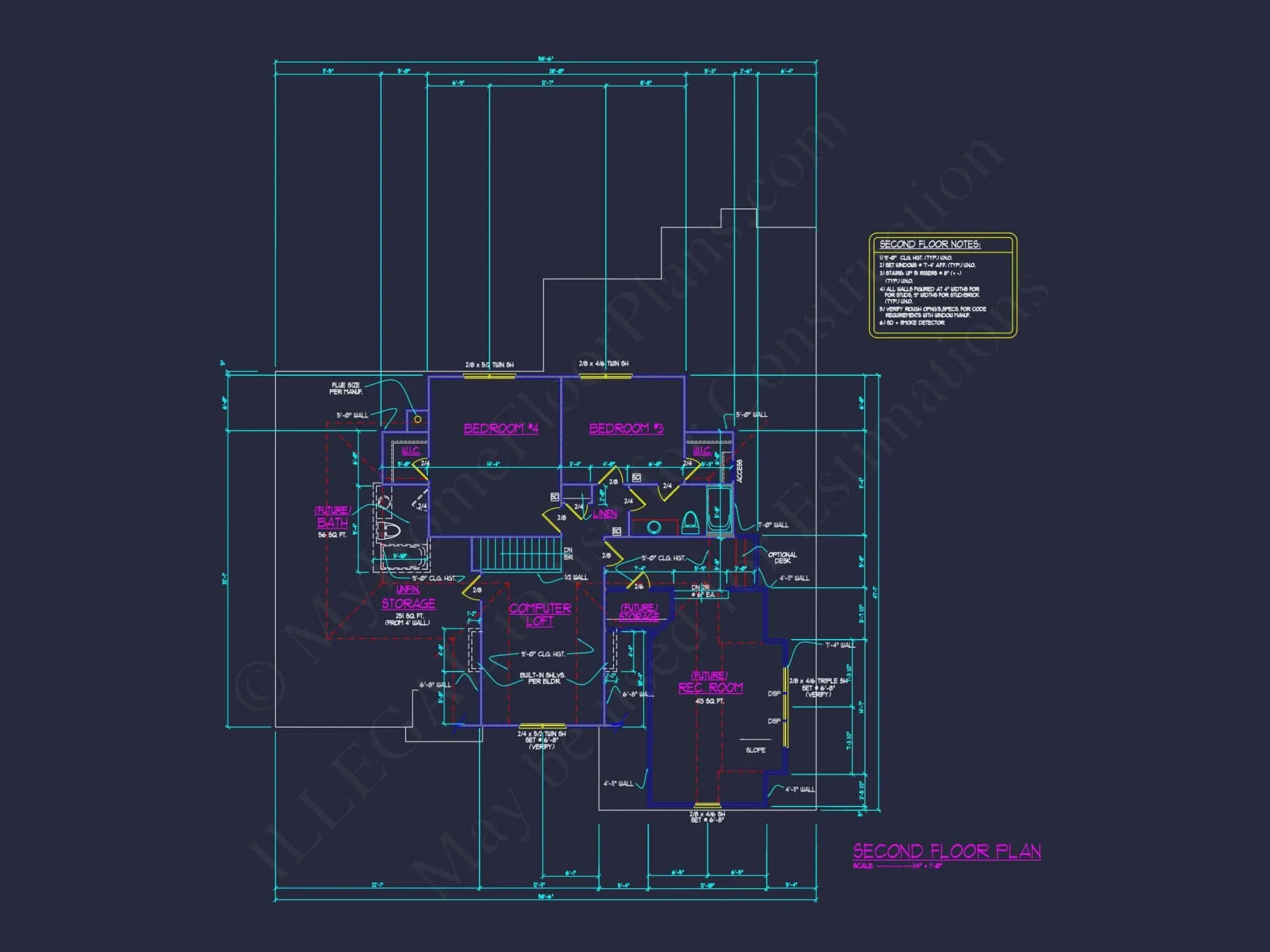 French Country house Plan
