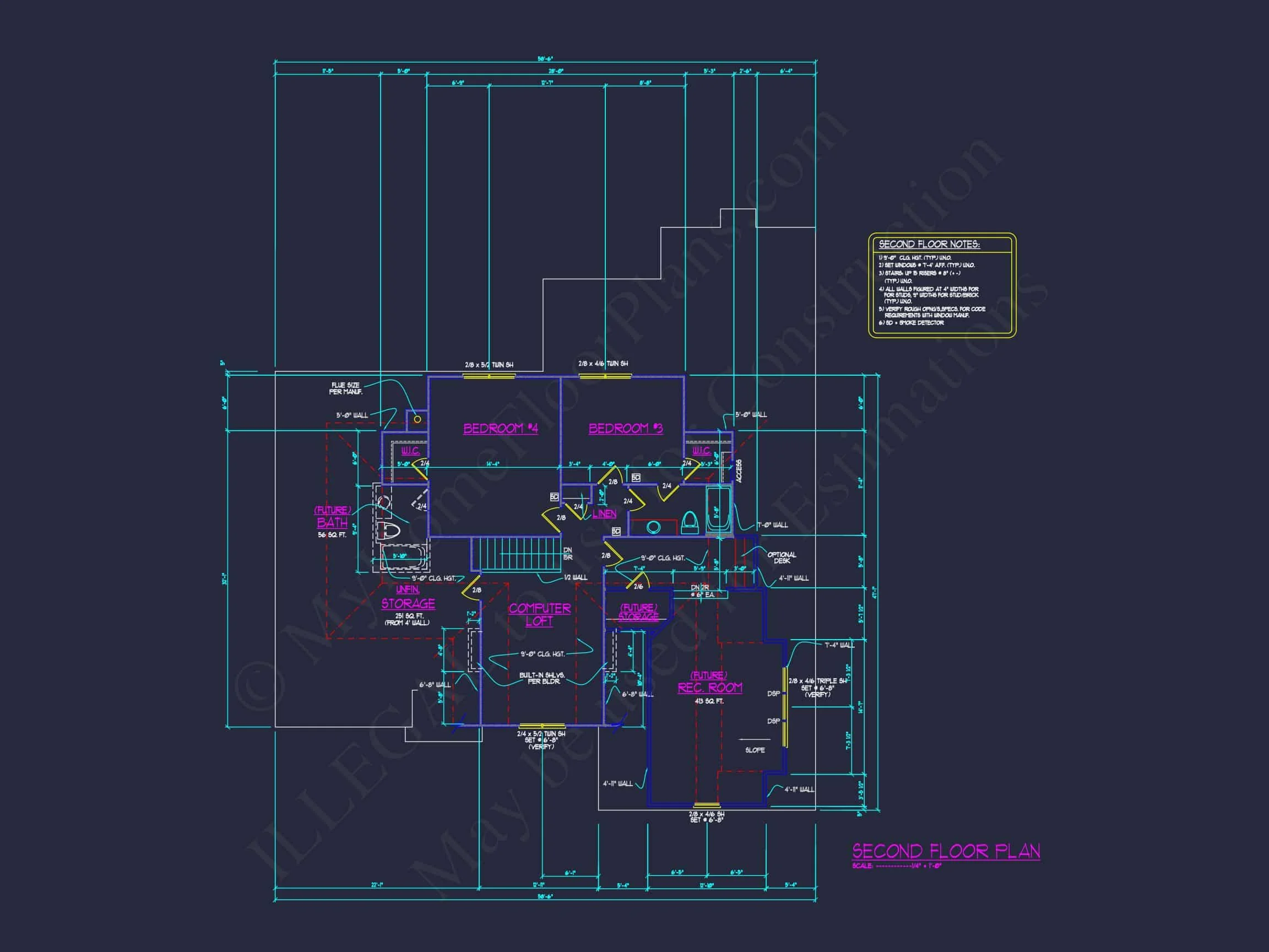 11-1771 HOUSE PLAN - French Country House Plan | Architectural Drafted Designs 8 French Country house Plan
