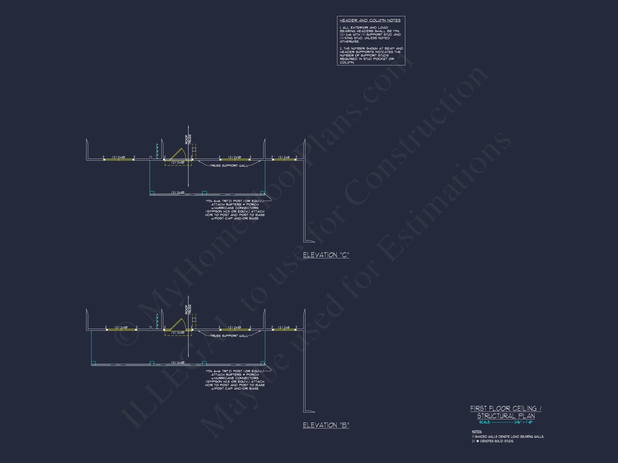 Craftsman house Plan: Floor Plan, CAD Designs & Blueprint