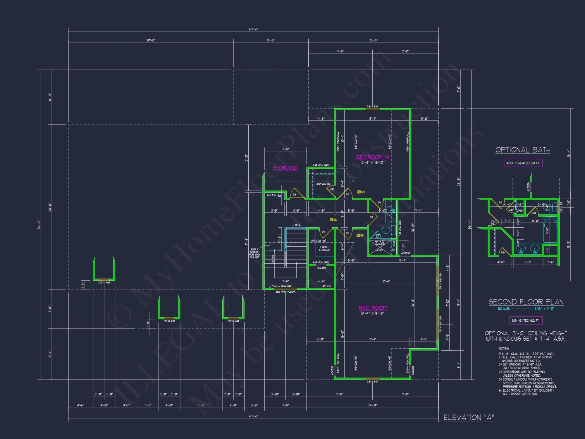 Craftsman house Plan: Floor Plan, CAD Designs & Blueprint