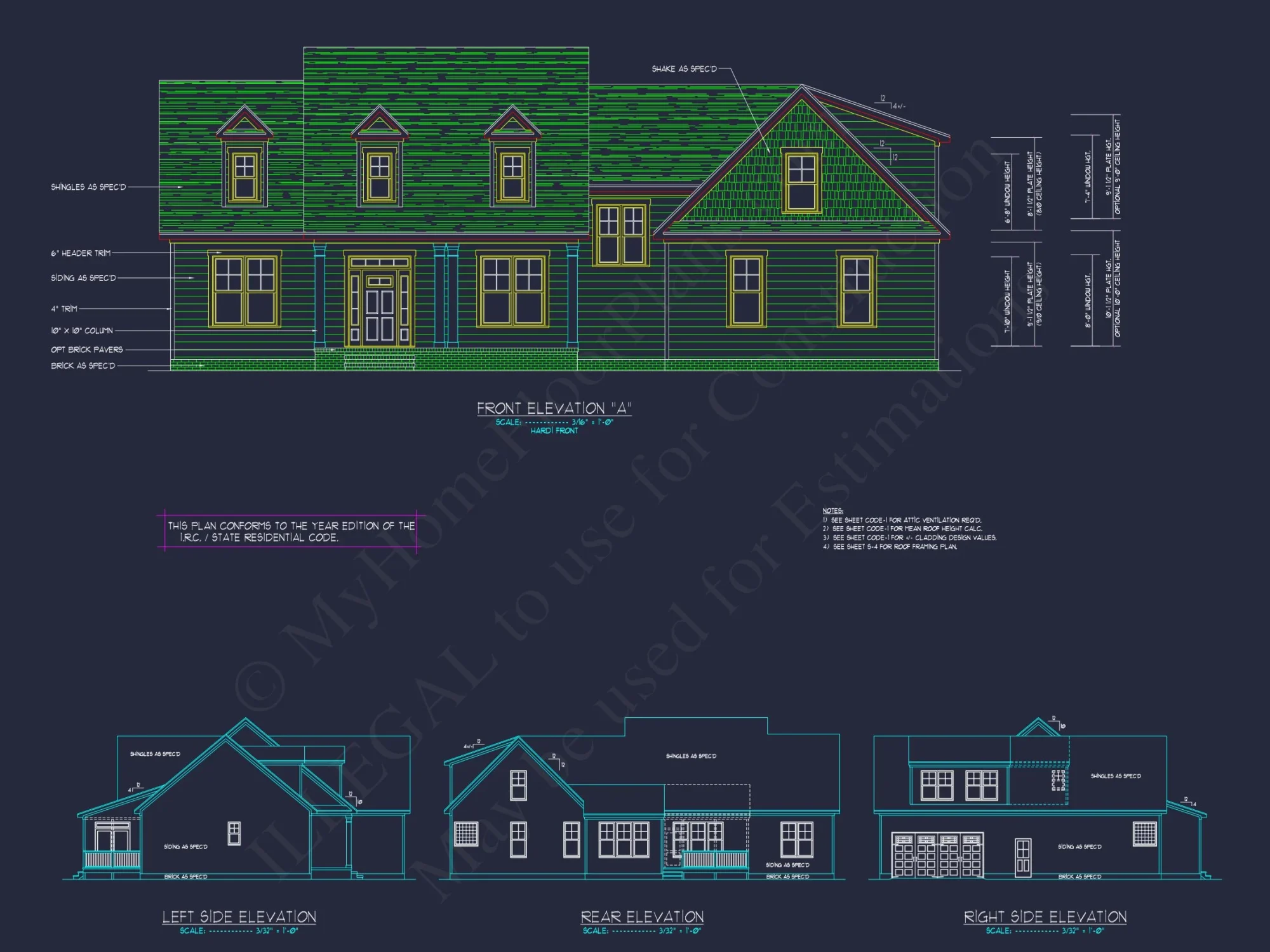Craftsman house Plan: Floor Plan, CAD Designs & Blueprint