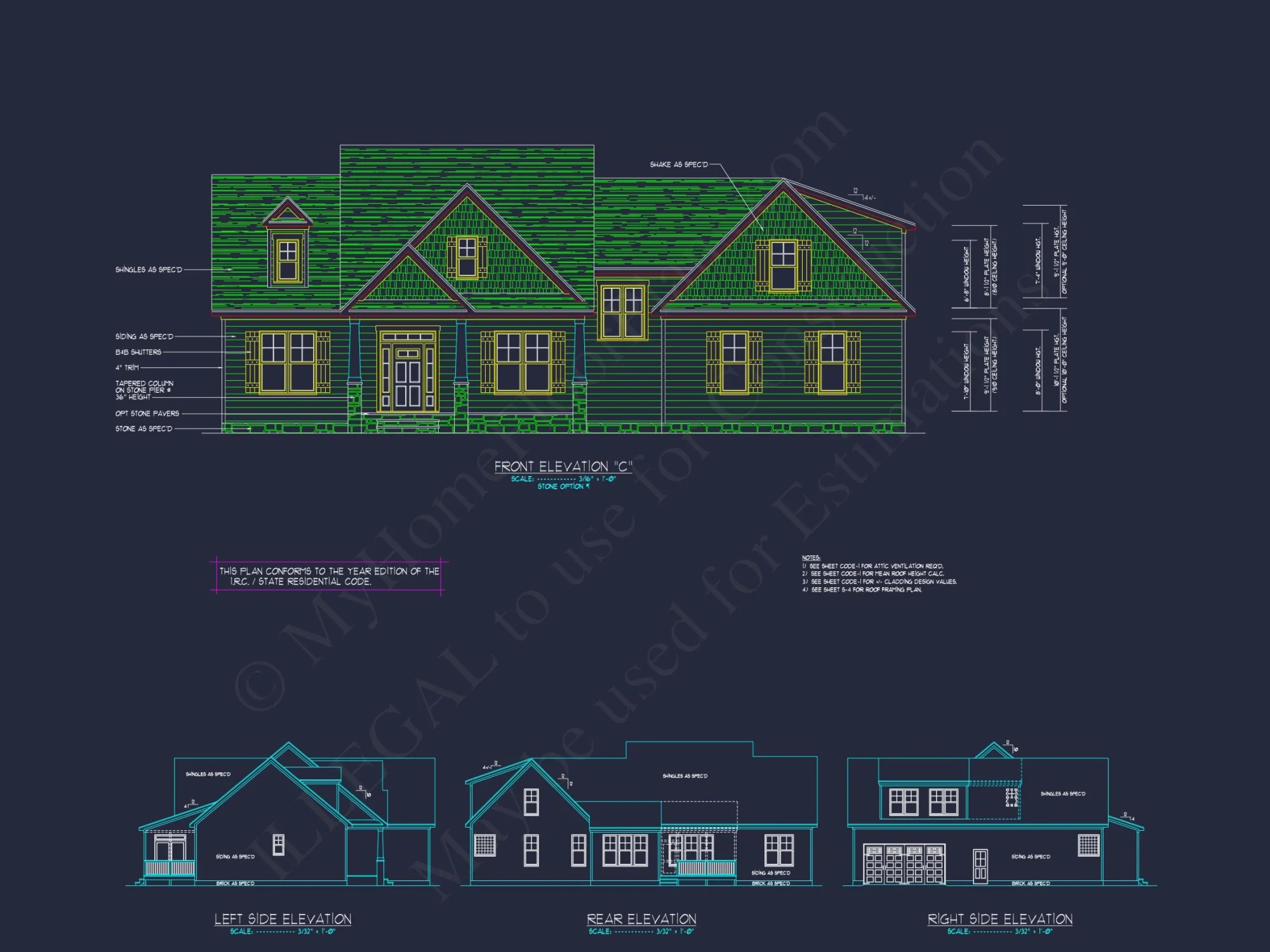Craftsman house Plan: Floor Plan, CAD Designs & Blueprint