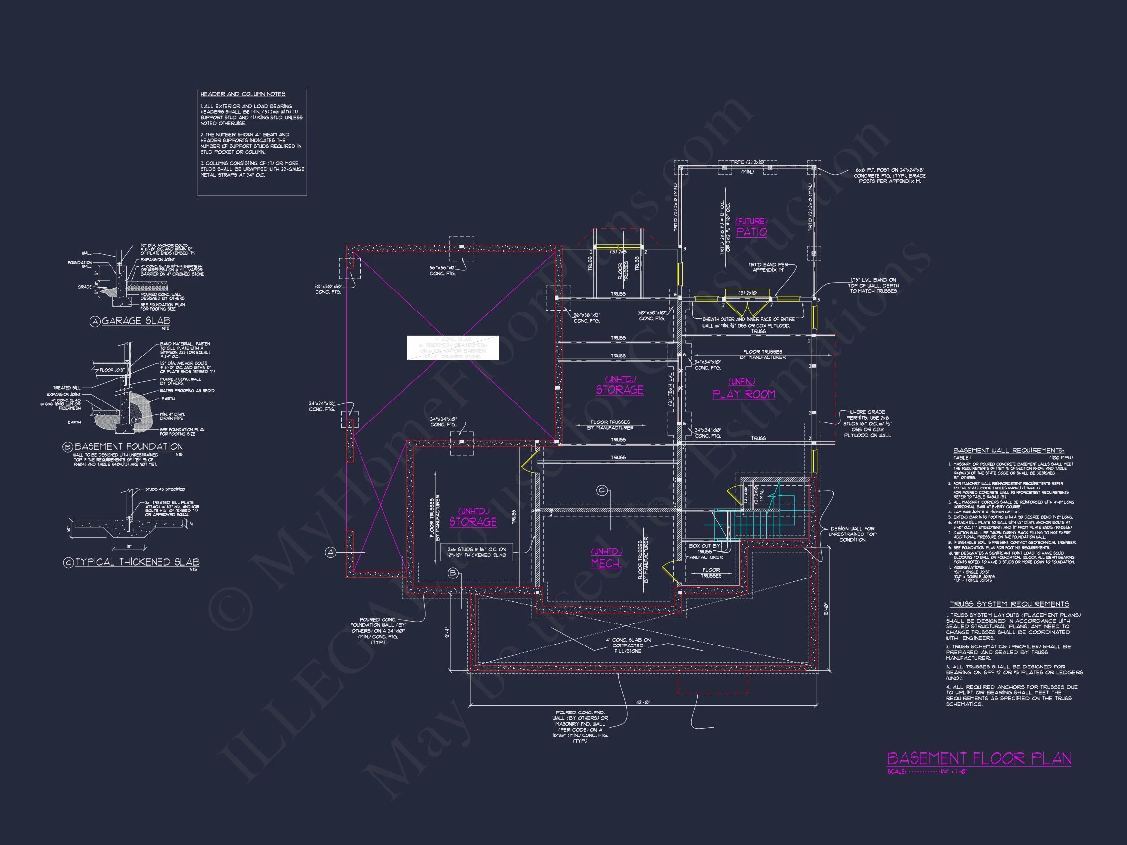 Elegant 2-Story Colonial house Plan with Blueprint CAD Designs