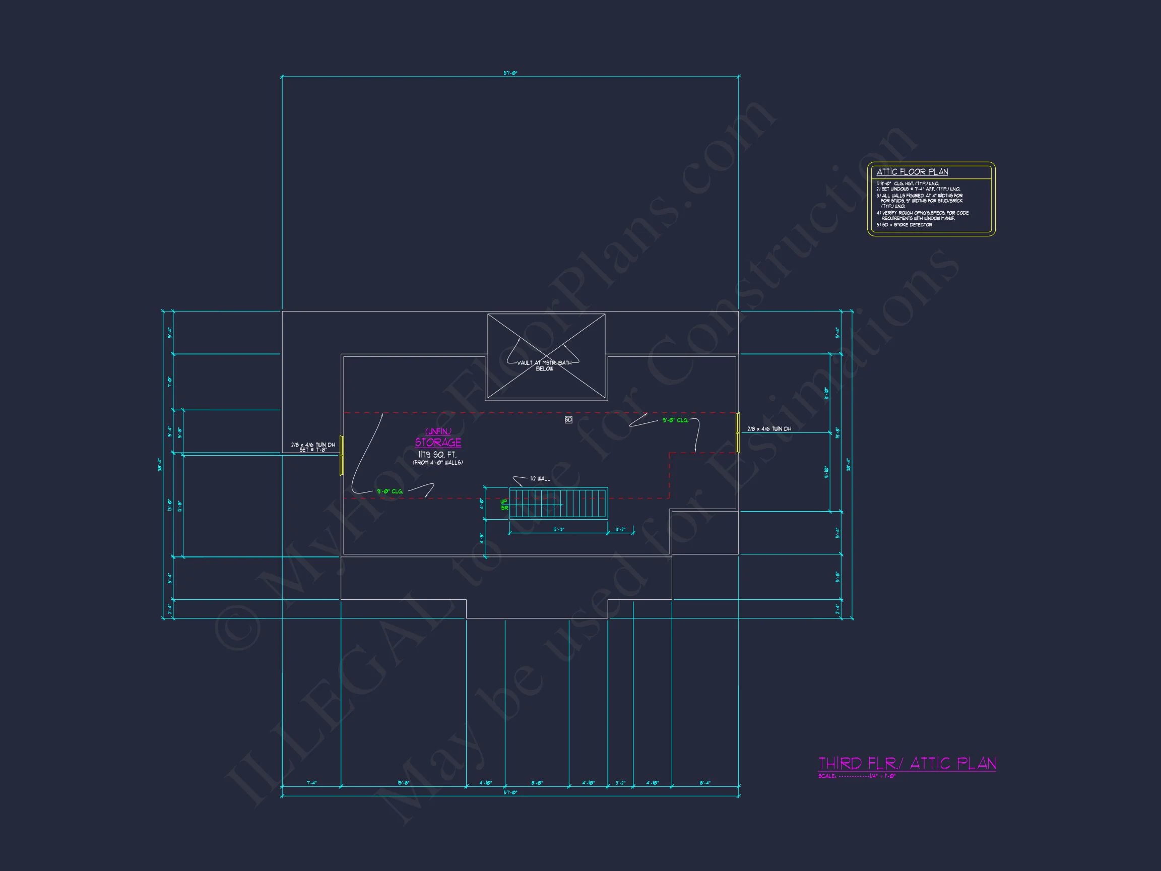Elegant 2-Story Colonial house Plan with Blueprint CAD Designs
