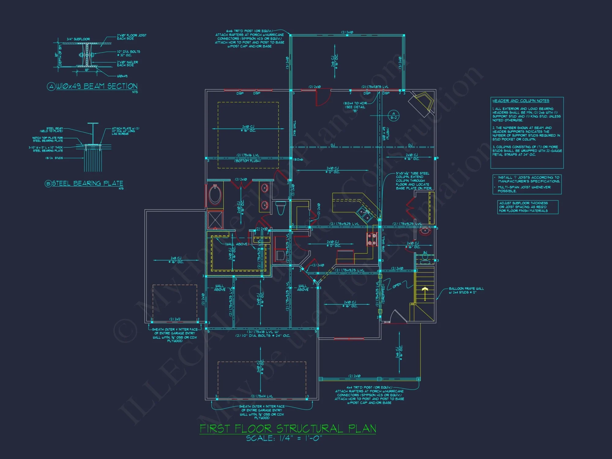 Stunning house Floor Plan with CAD Designs and Blueprints