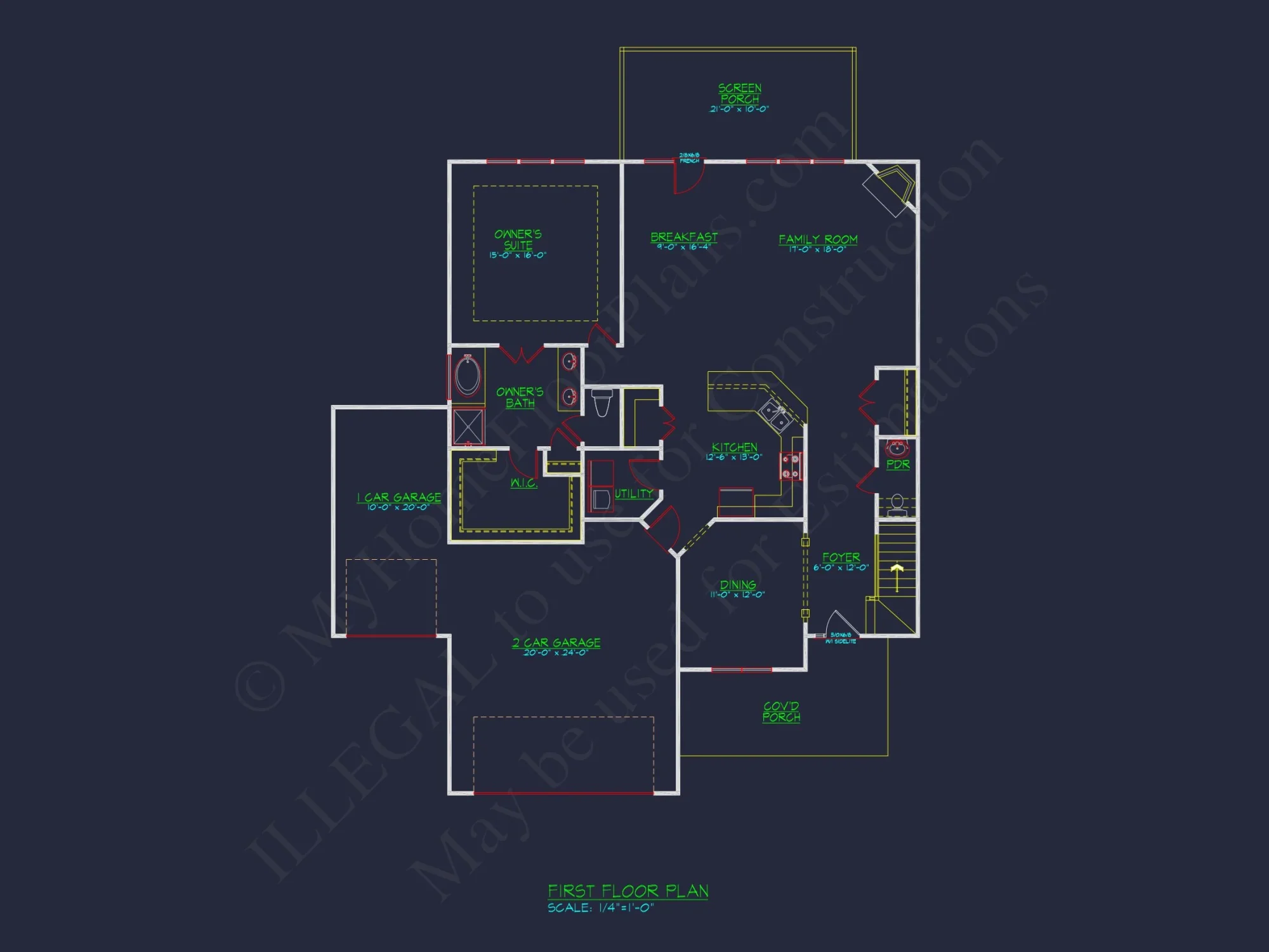 Stunning house Floor Plan with CAD Designs and Blueprints