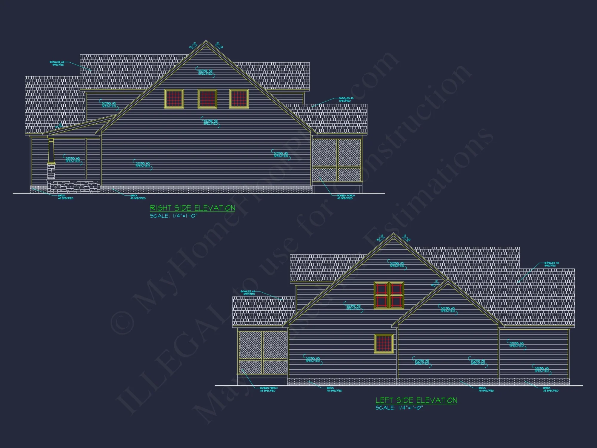 Stunning house Floor Plan with CAD Designs and Blueprints