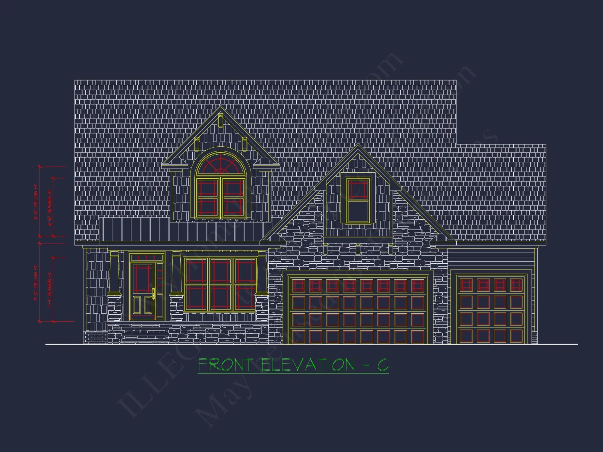 Stunning house Floor Plan with CAD Designs and Blueprints