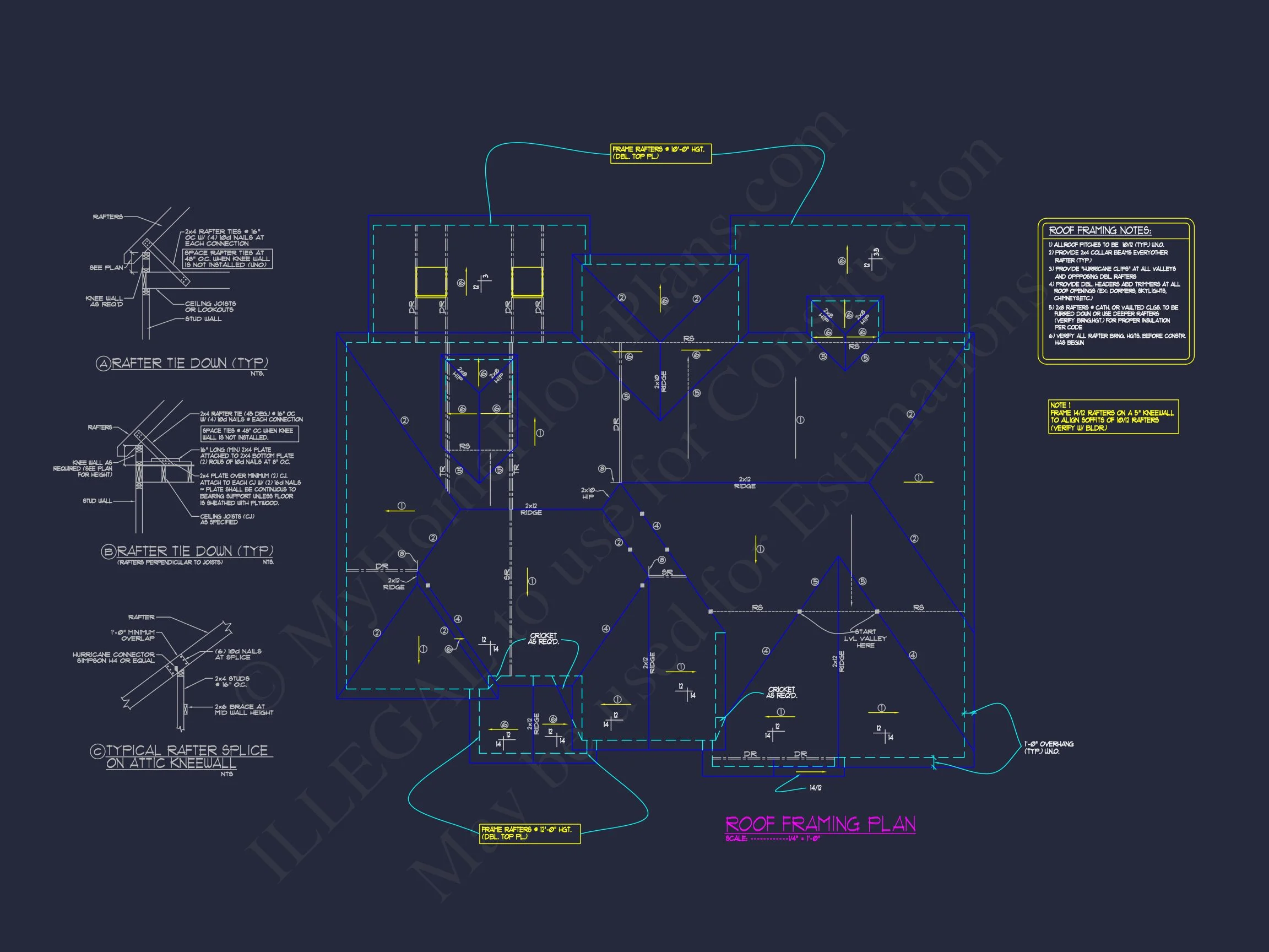 Elegant house Design: CAD Floor Plan and Architecture Blueprint