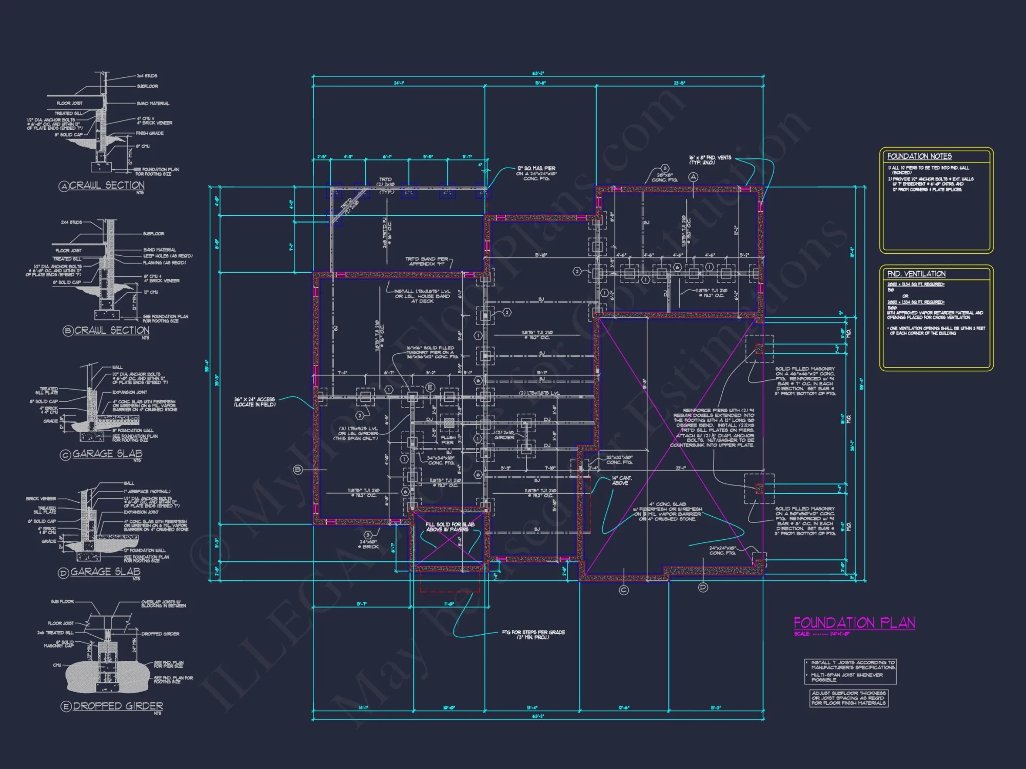 Elegant house Design: CAD Floor Plan and Architecture Blueprint