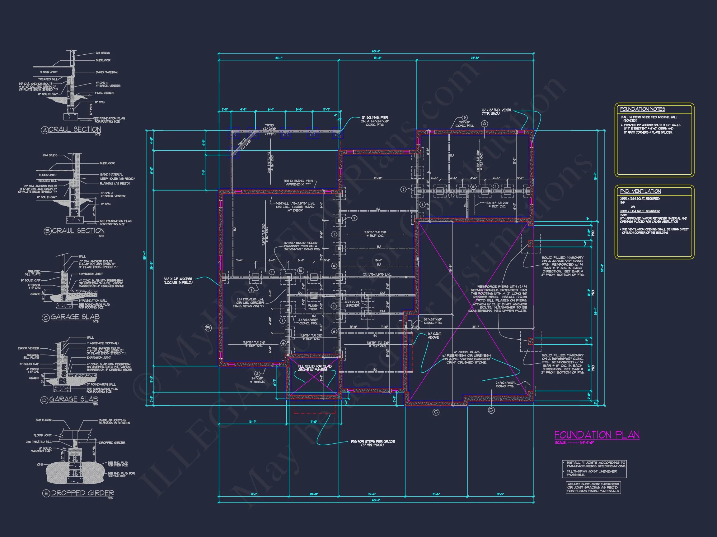 Elegant house Design: CAD Floor Plan and Architecture Blueprint