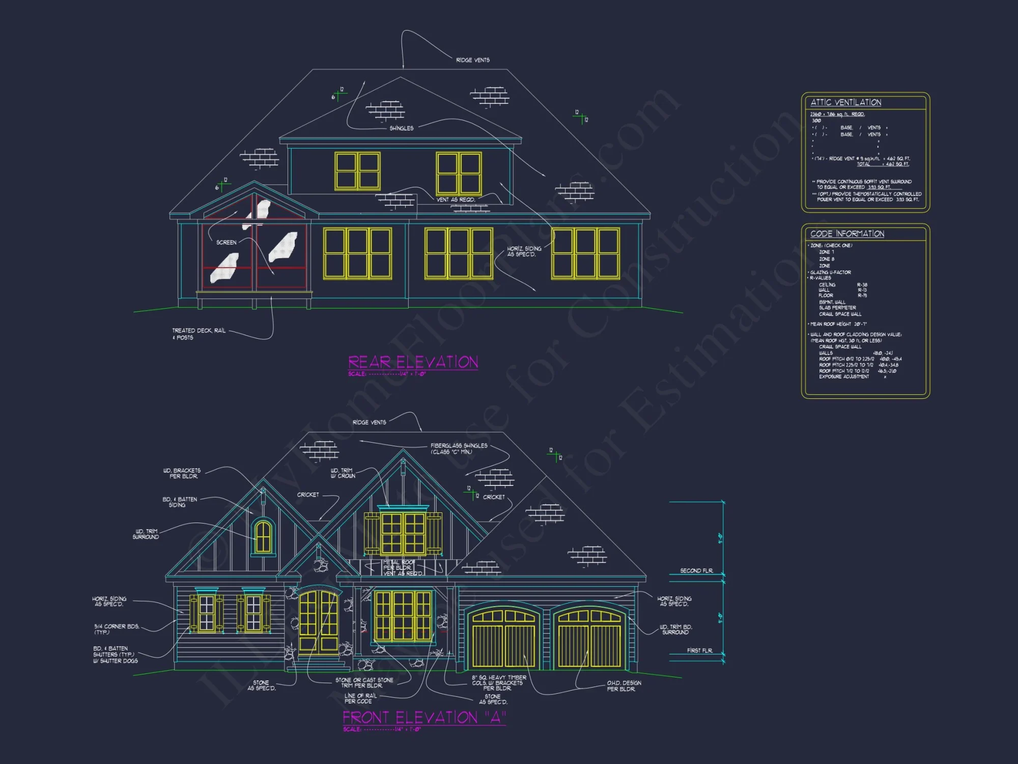 Elegant Craftsman house Plan with CAD-Ready Floor Designs