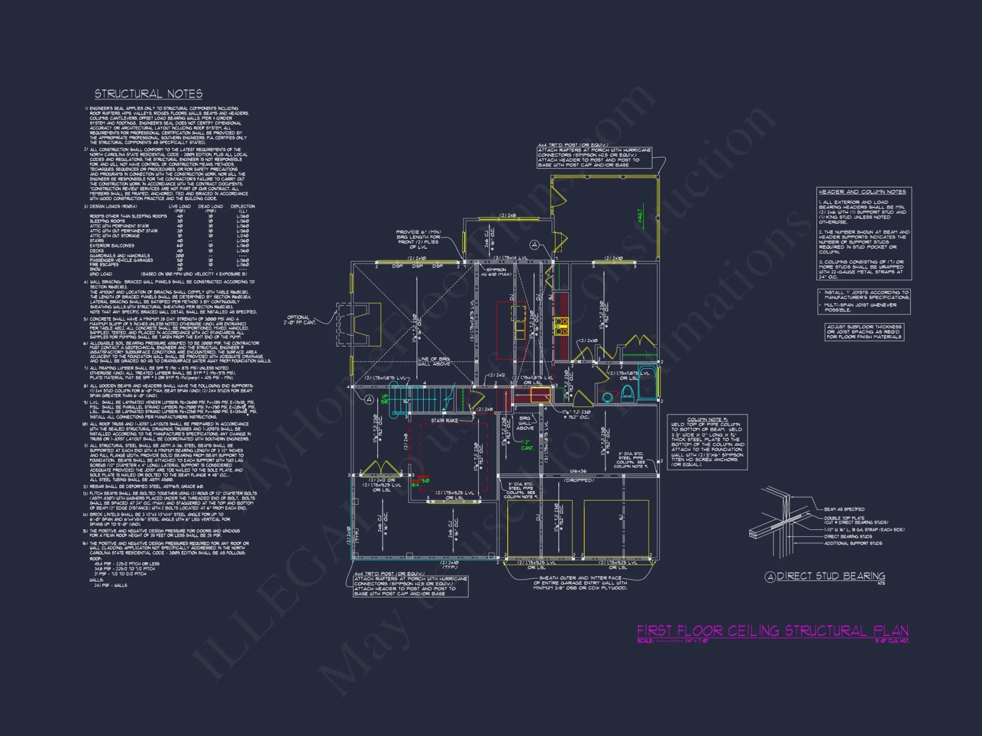 Elegant 3-Story Craftsman house Plan with Detailed CAD Designs