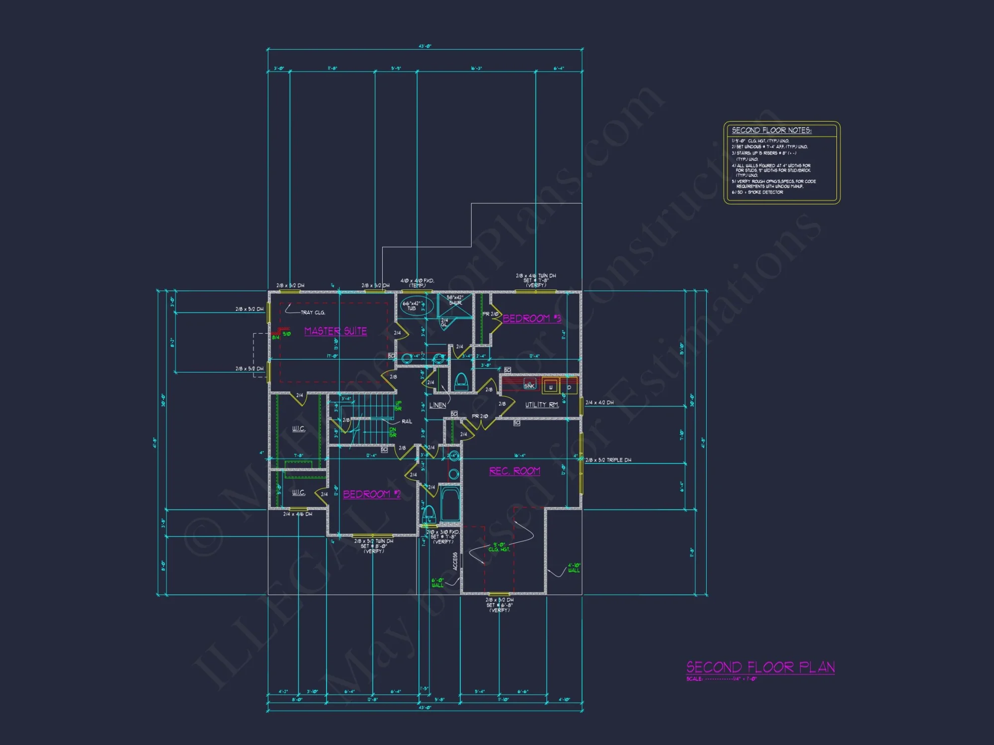 Elegant 3-Story Craftsman house Plan with Detailed CAD Designs