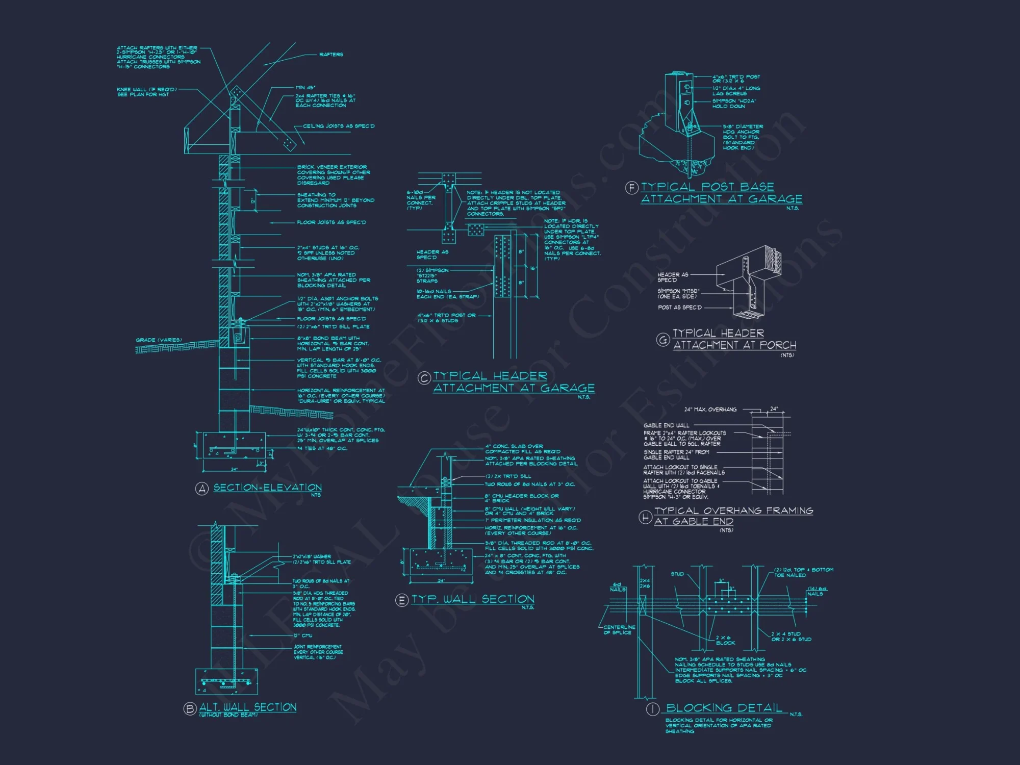 Traditional house Plan with CAD Blueprint and Craftsmanship