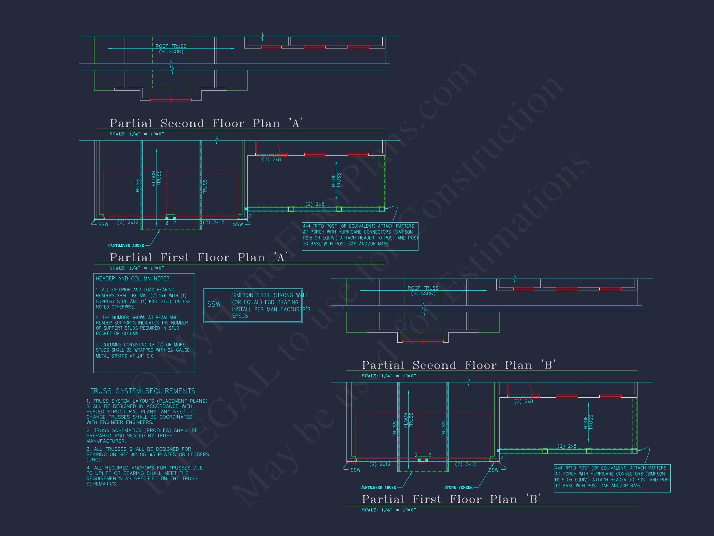 11-1645 HOUSE PLAN - Elegant CAD House Plan with 2 Floors, Garage & 4 Bedrooms 19 Elegant CAD house Plan with 2 Floors, Garage & 4 Bedrooms