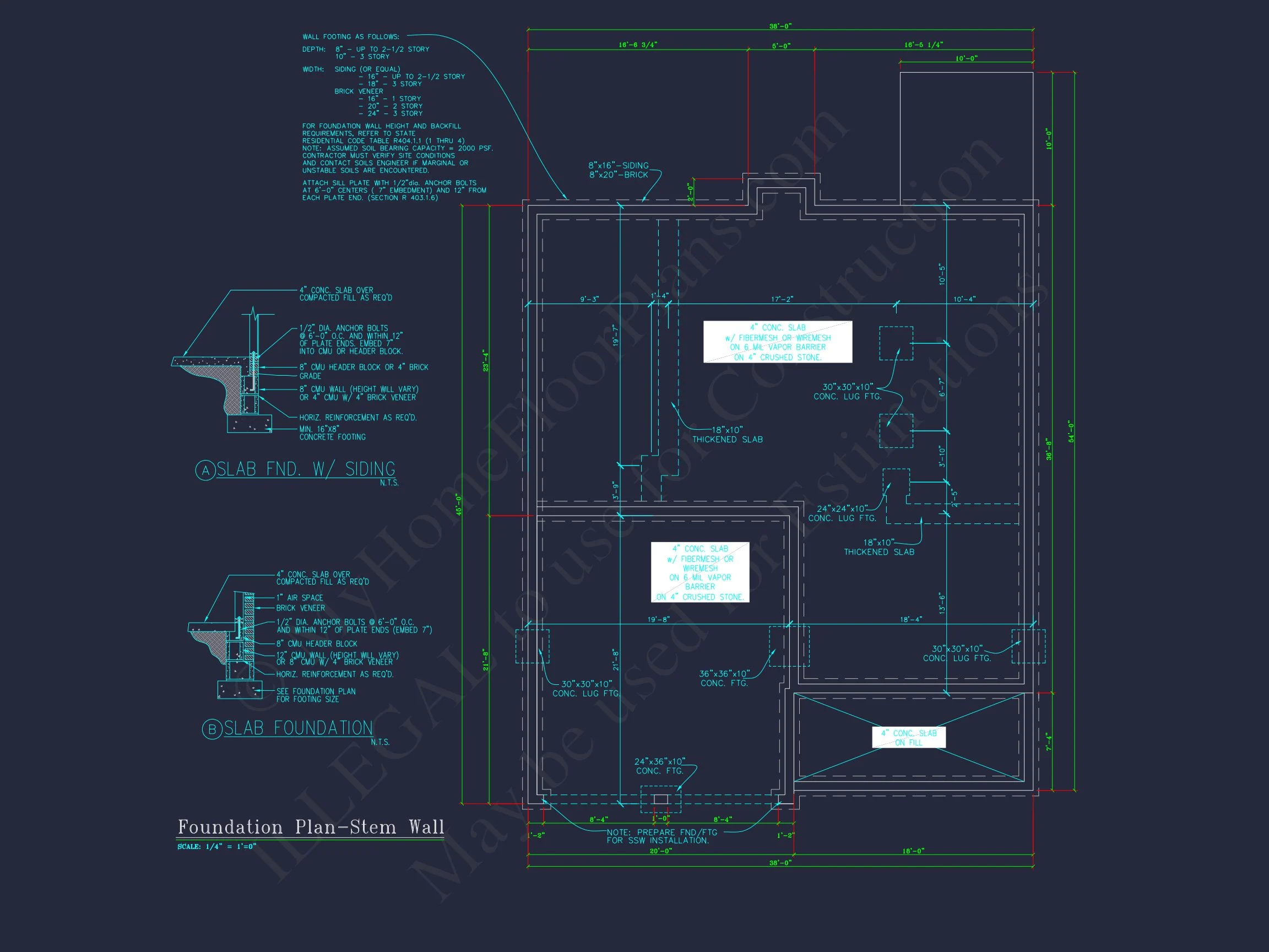 11-1645 HOUSE PLAN - Elegant CAD House Plan with 2 Floors, Garage & 4 Bedrooms 15 Elegant CAD house Plan with 2 Floors, Garage & 4 Bedrooms
