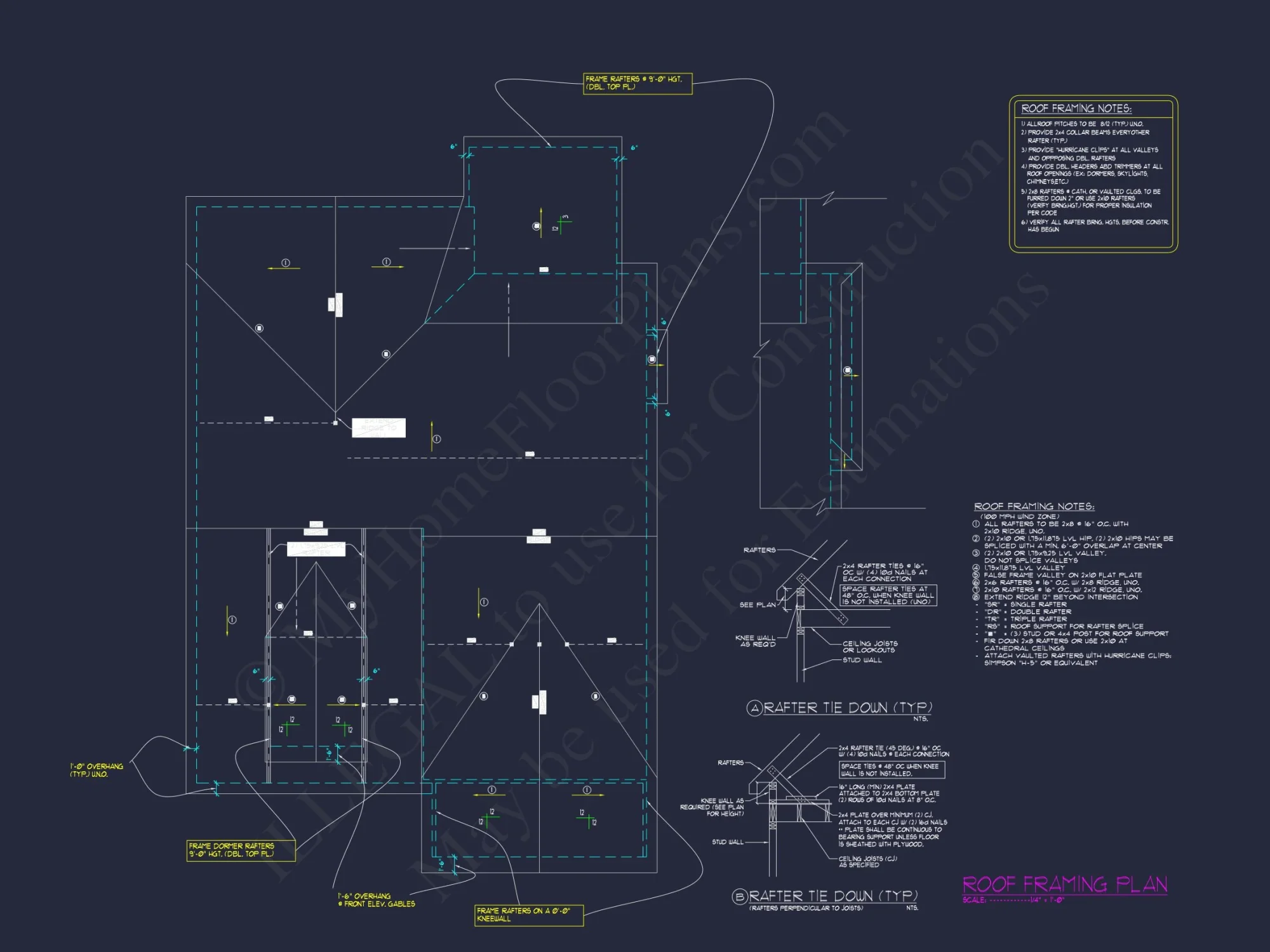 Spacious Craftsman house Plan: Detailed Floor Plan & Designs