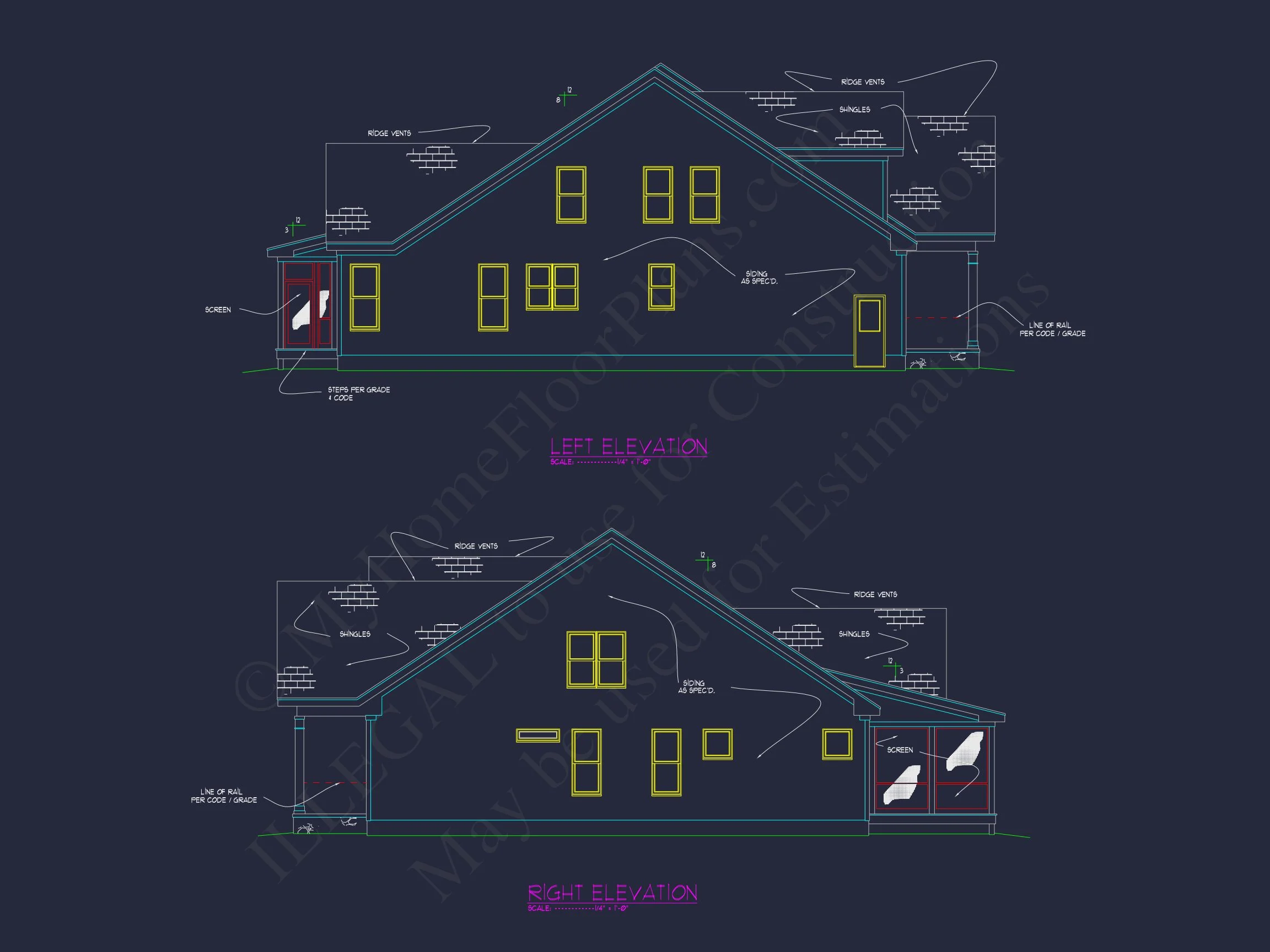11-1591 HOUSE PLAN - Spacious Craftsman House Plan: Detailed Floor Plan & Designs 4 Spacious Craftsman house Plan: Detailed Floor Plan & Designs