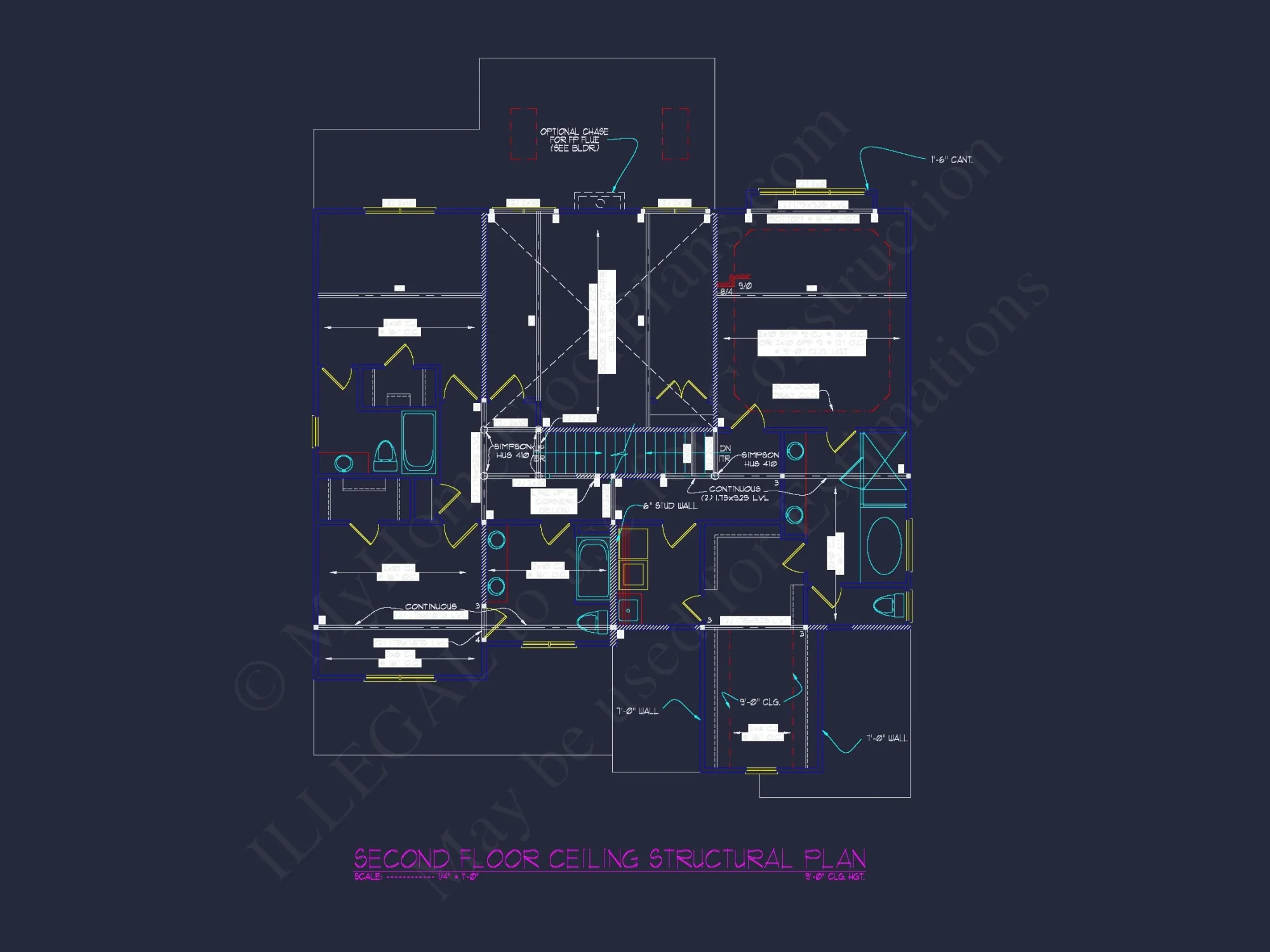 Craftsman house Design with Floor Plan, CAD & Blueprint Features