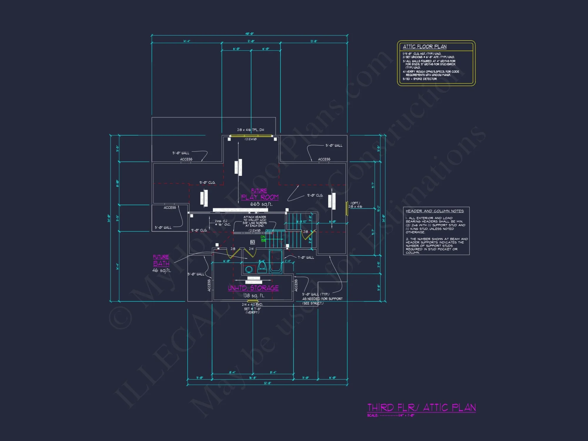 2.5 Story Craftsman house Plan with Spacious CAD Designs