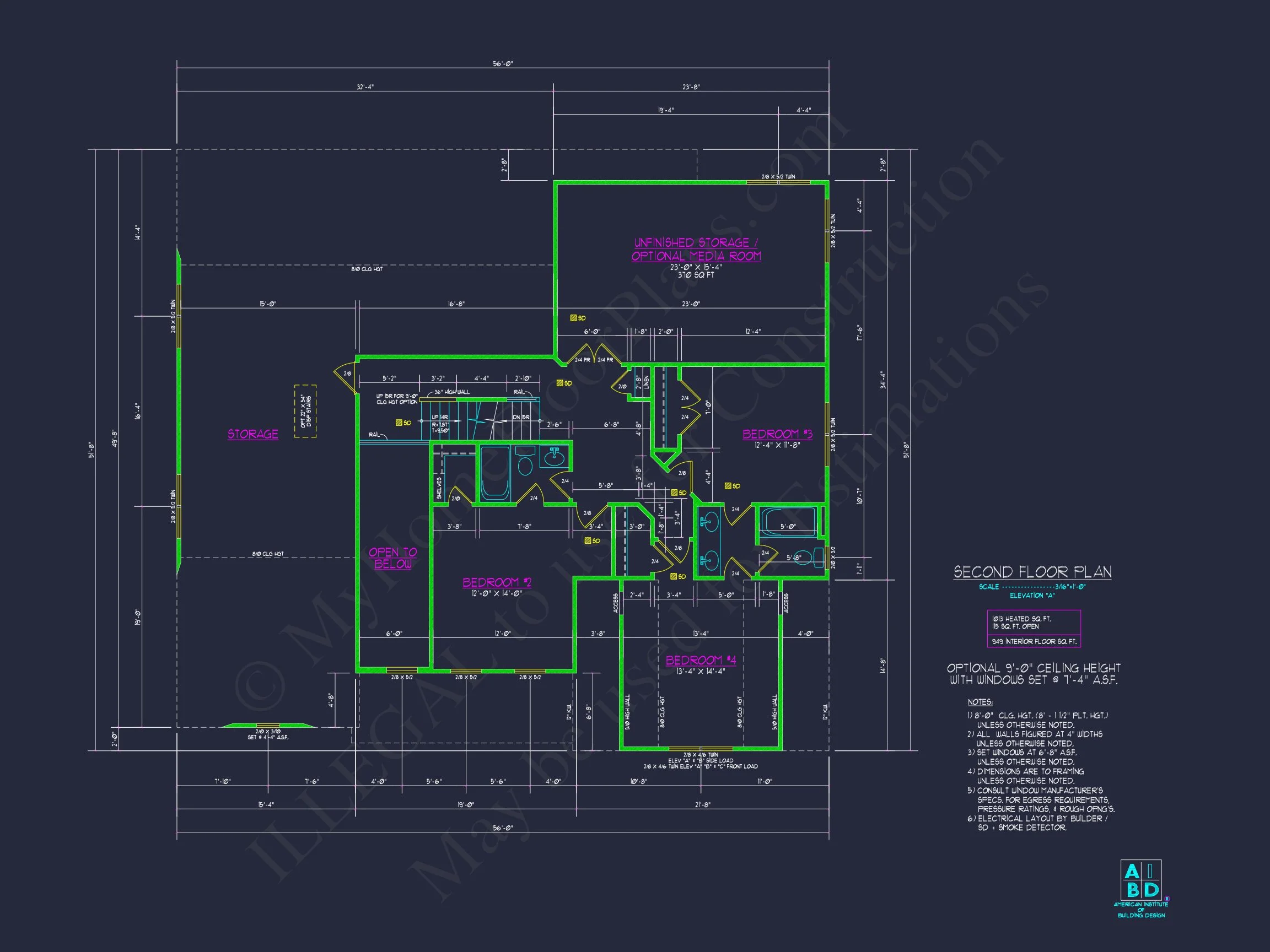 Craftsman house Plan with Spacious Floor Plan and Unique Designs