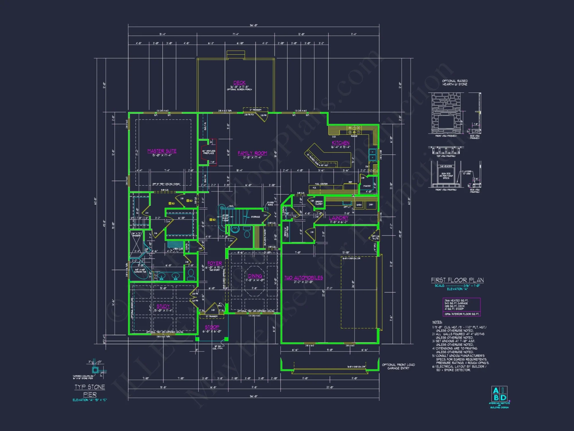 Craftsman house Plan with Spacious Floor Plan and Unique Designs