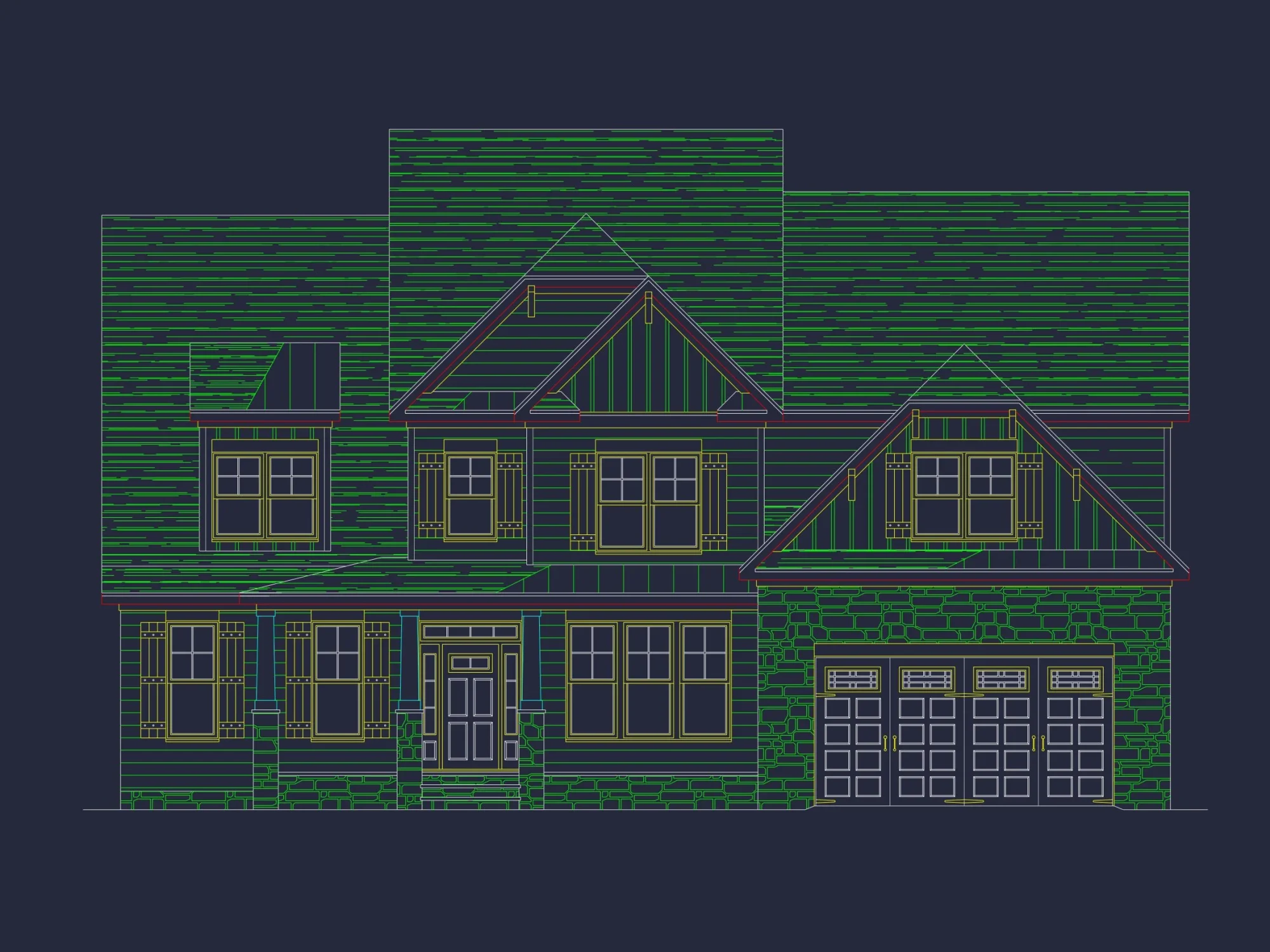 Craftsman house Plan with Spacious Floor Plan and Unique Designs