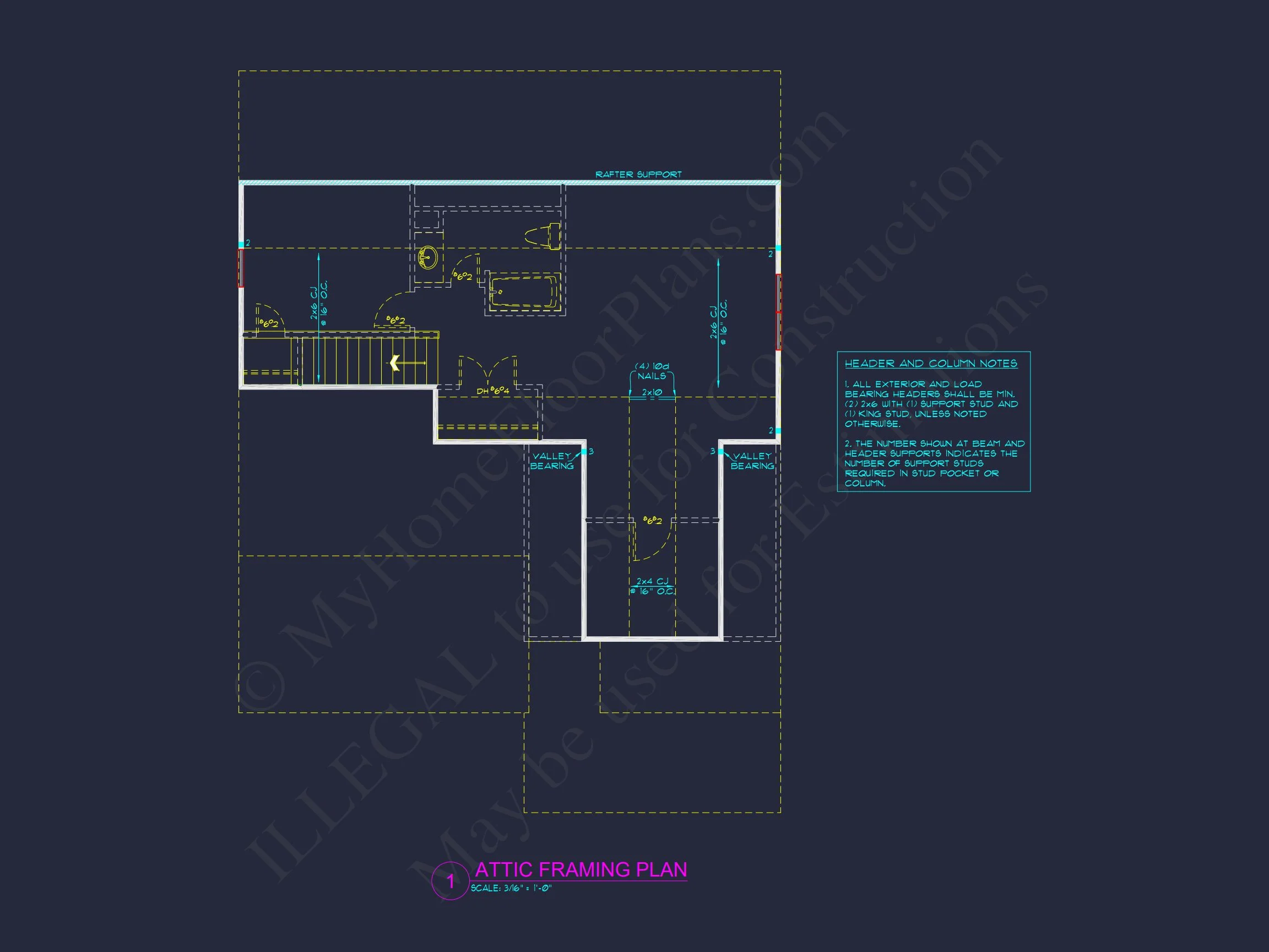 Craft your dream house plan with this CAD-designed architectural blueprint!