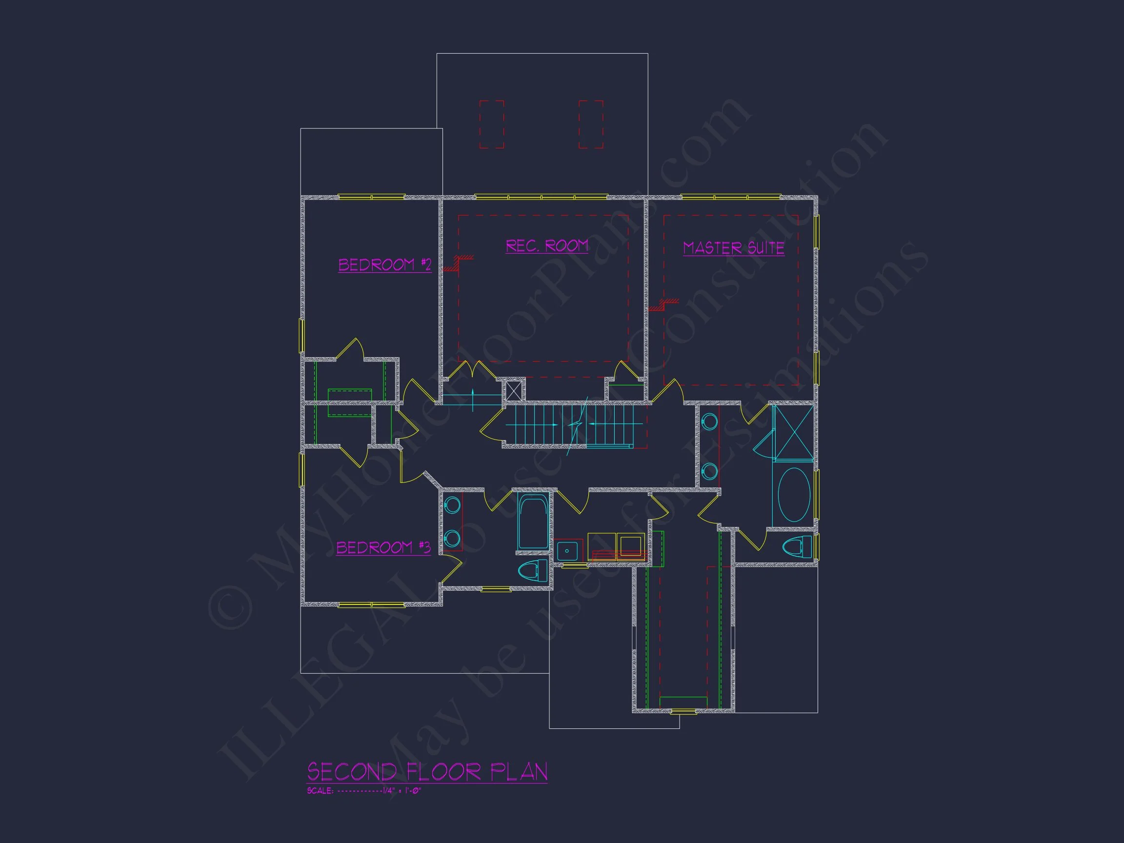Craftsman house Plan with Detailed Floor Plan and CAD Designs