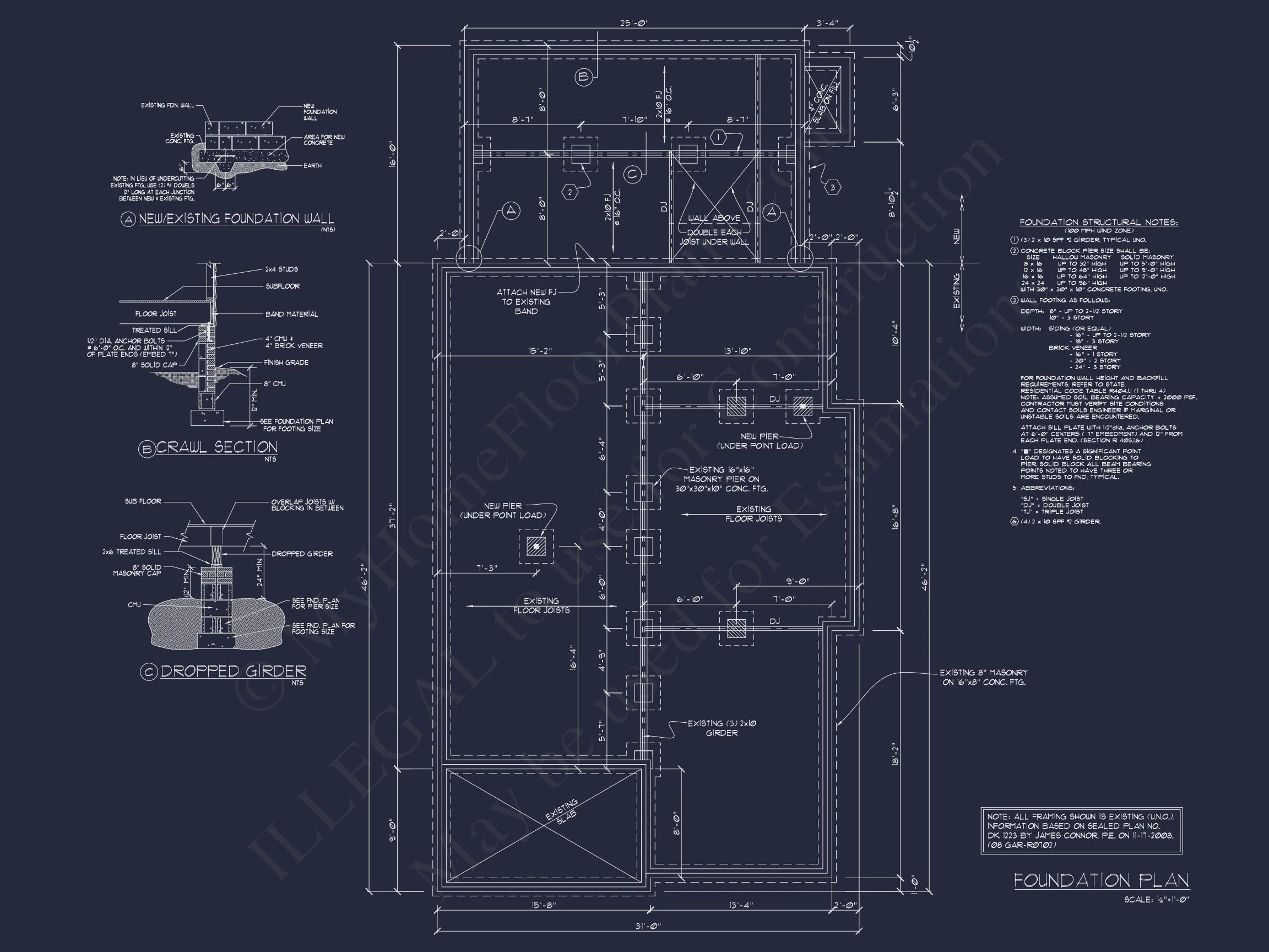 Modern Craftsman house Plan with 3 Bedrooms and Open Floor Plan