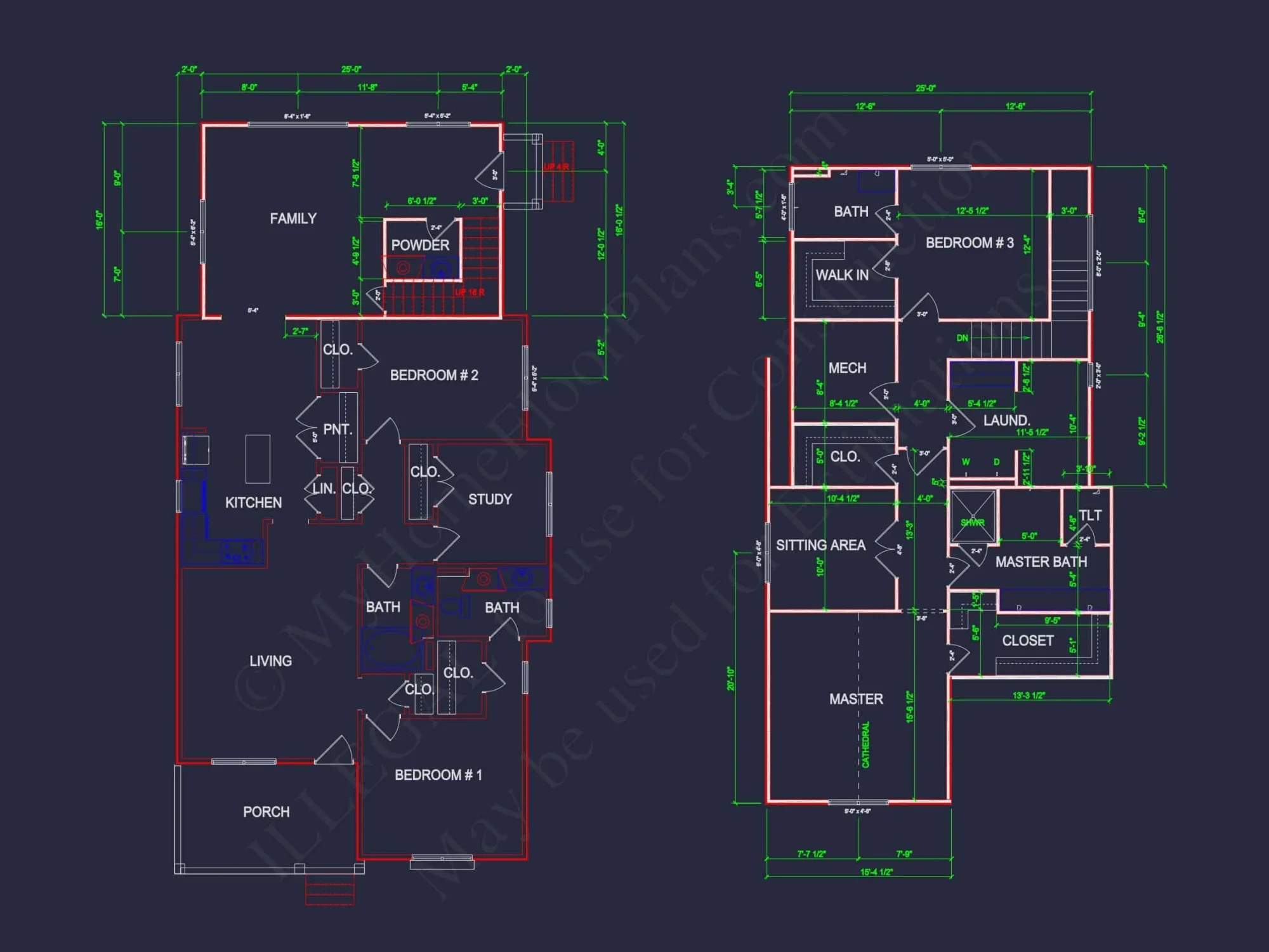 Modern Craftsman house Plan with 3 Bedrooms and Open Floor Plan