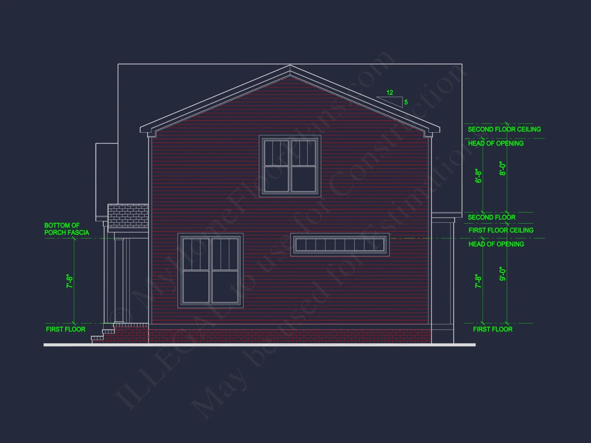 Modern Craftsman house Plan with 3 Bedrooms and Open Floor Plan