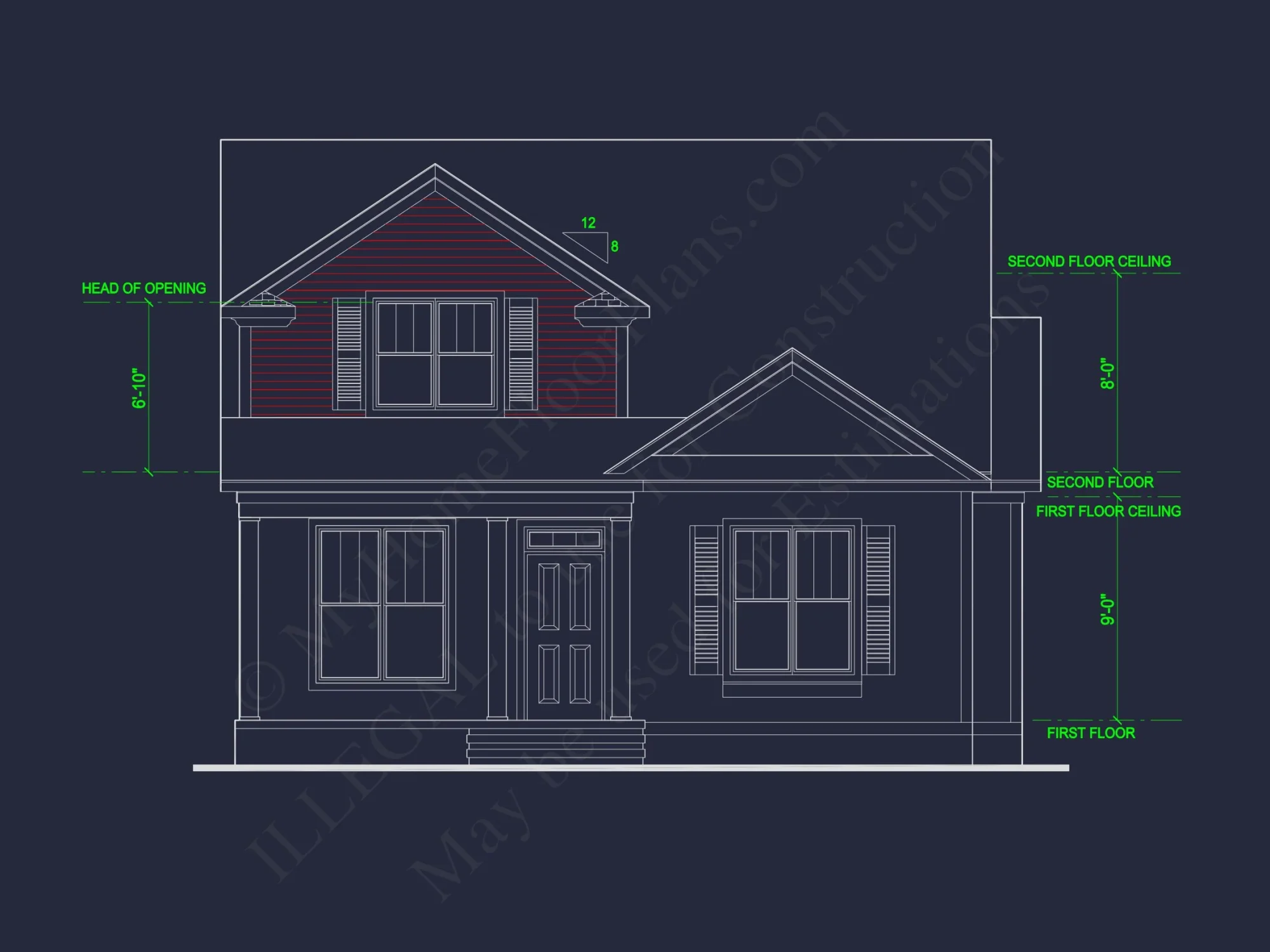 Modern Craftsman house Plan with 3 Bedrooms and Open Floor Plan
