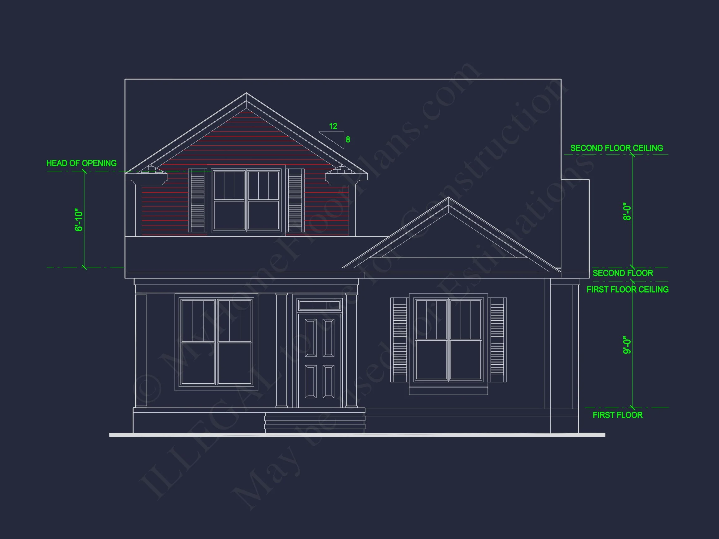 Modern Craftsman house Plan with 3 Bedrooms and Open Floor Plan