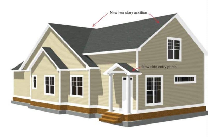 Modern Craftsman house Plan with 3 Bedrooms and Open Floor Plan