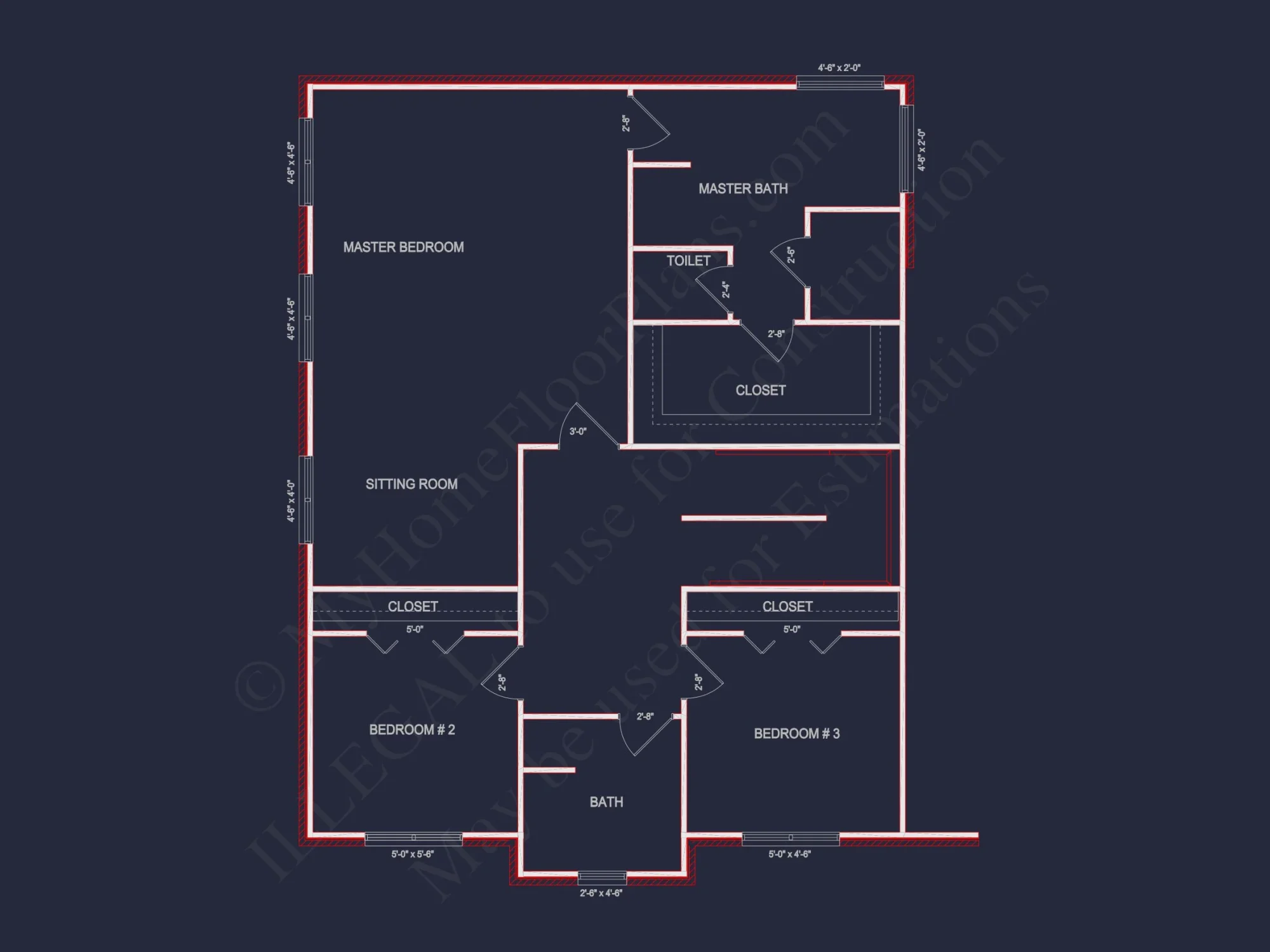 Elegant Traditional house Plan with Spacious Layout and CAD Designs