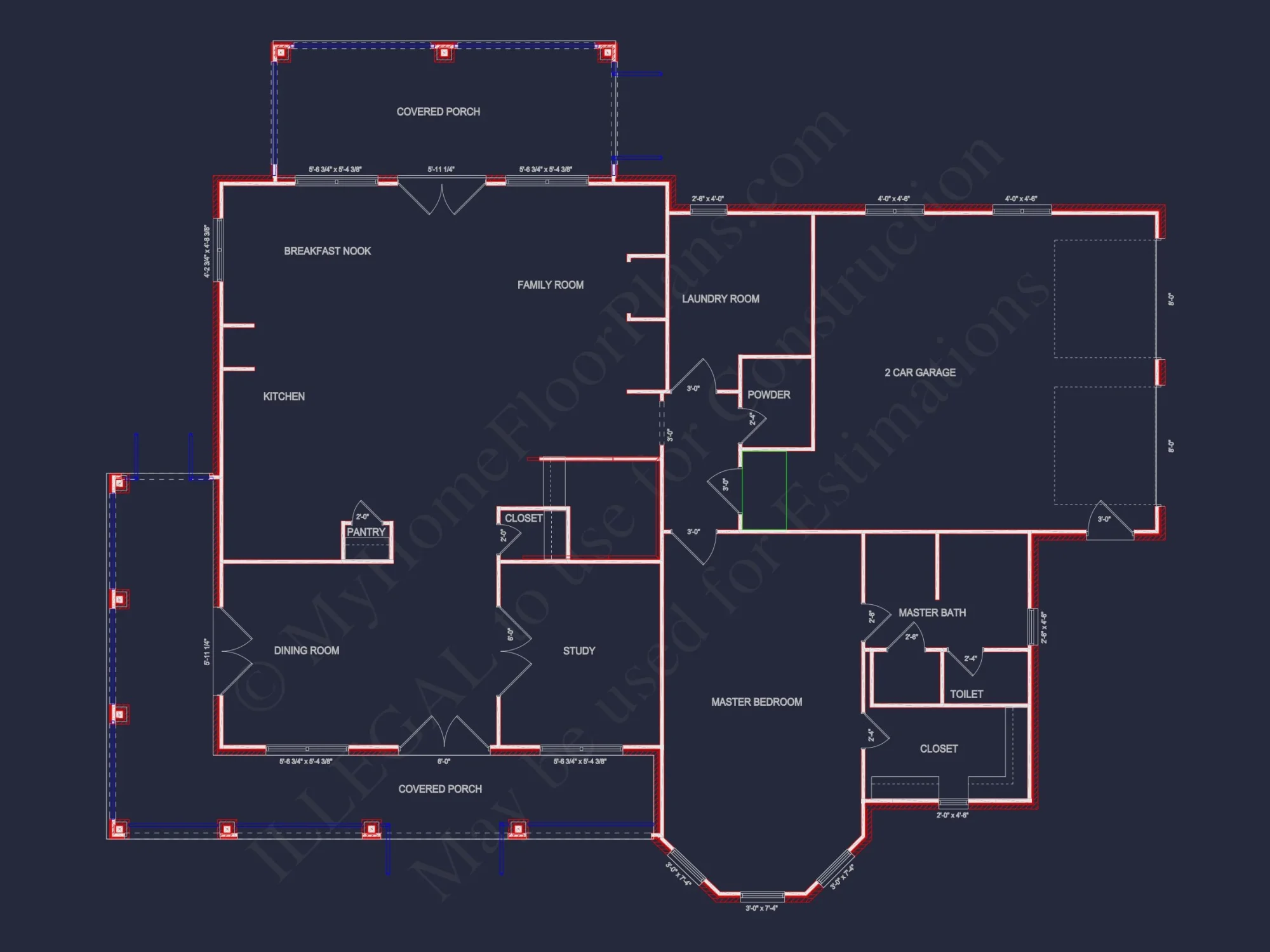 Elegant Traditional house Plan with Spacious Layout and CAD Designs