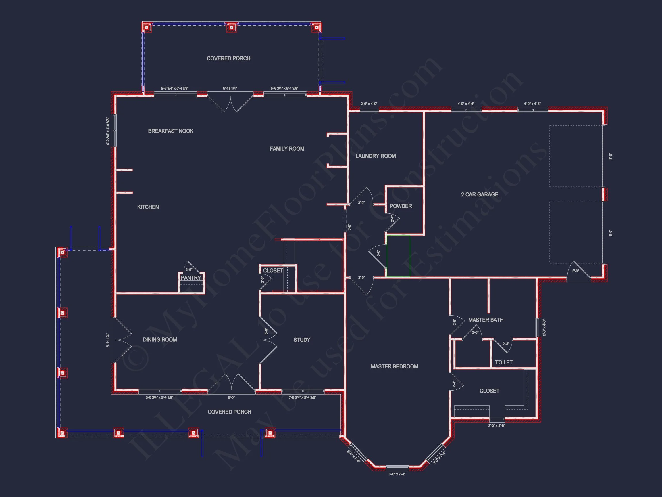 Elegant Traditional house Plan with Spacious Layout and CAD Designs