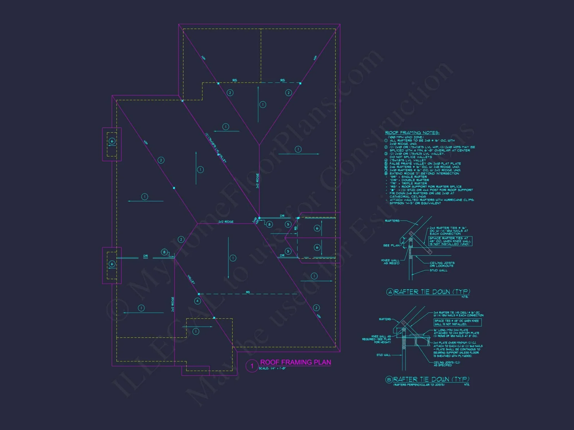 Contemporary Craftsman house Plan with CAD & Floor Design