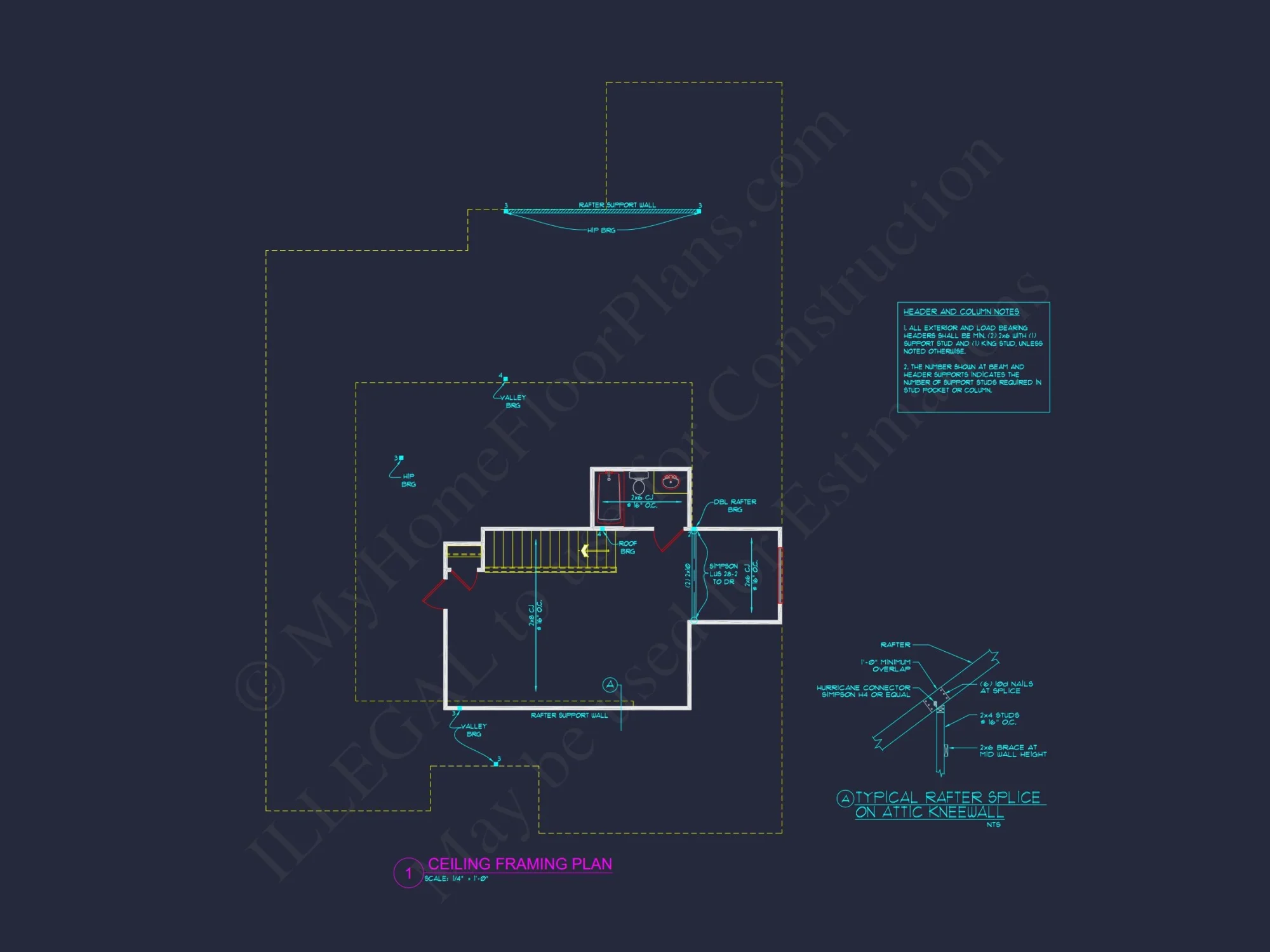 Contemporary Craftsman house Plan with CAD & Floor Design