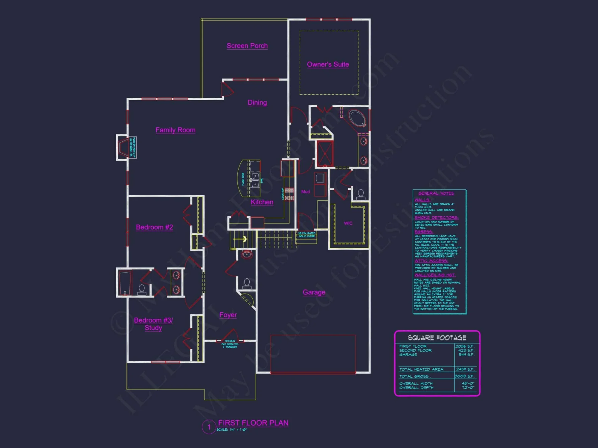 Contemporary Craftsman house Plan with CAD & Floor Design