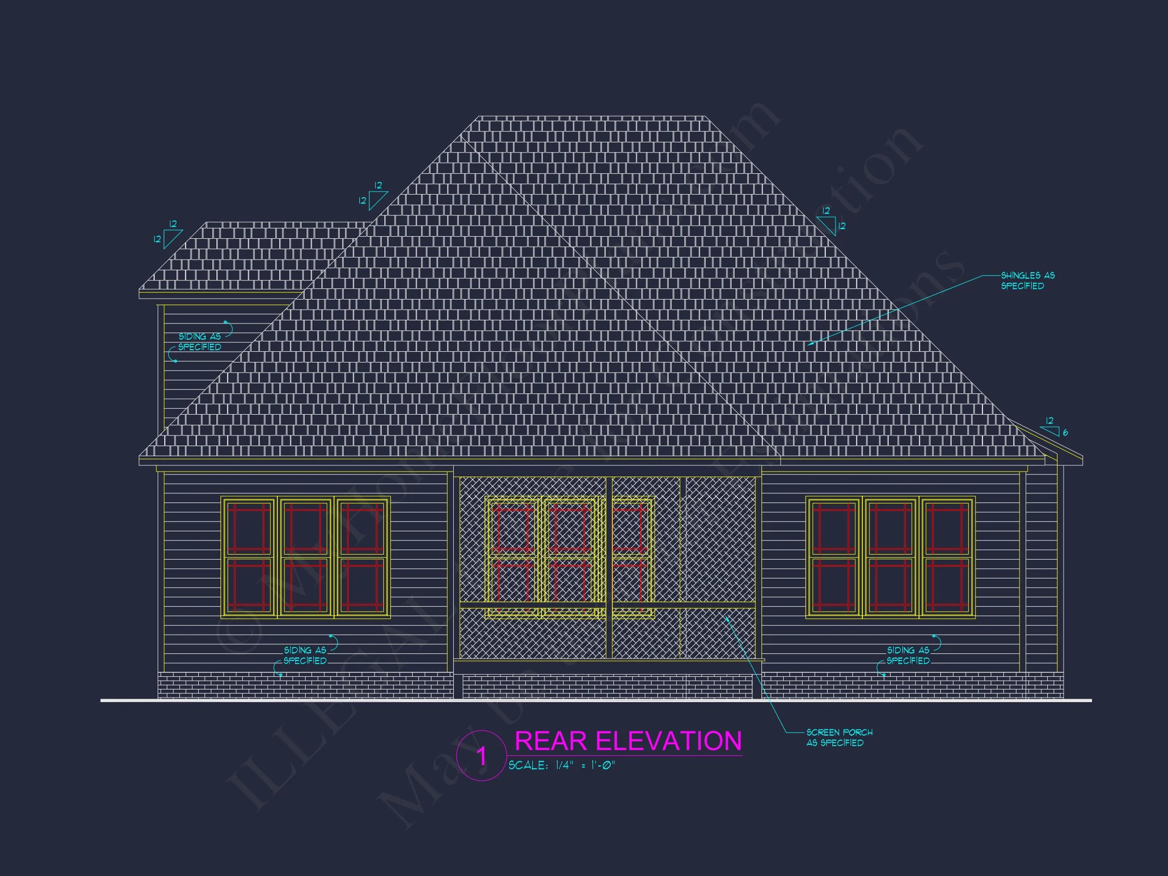 Contemporary Craftsman house Plan with CAD & Floor Design