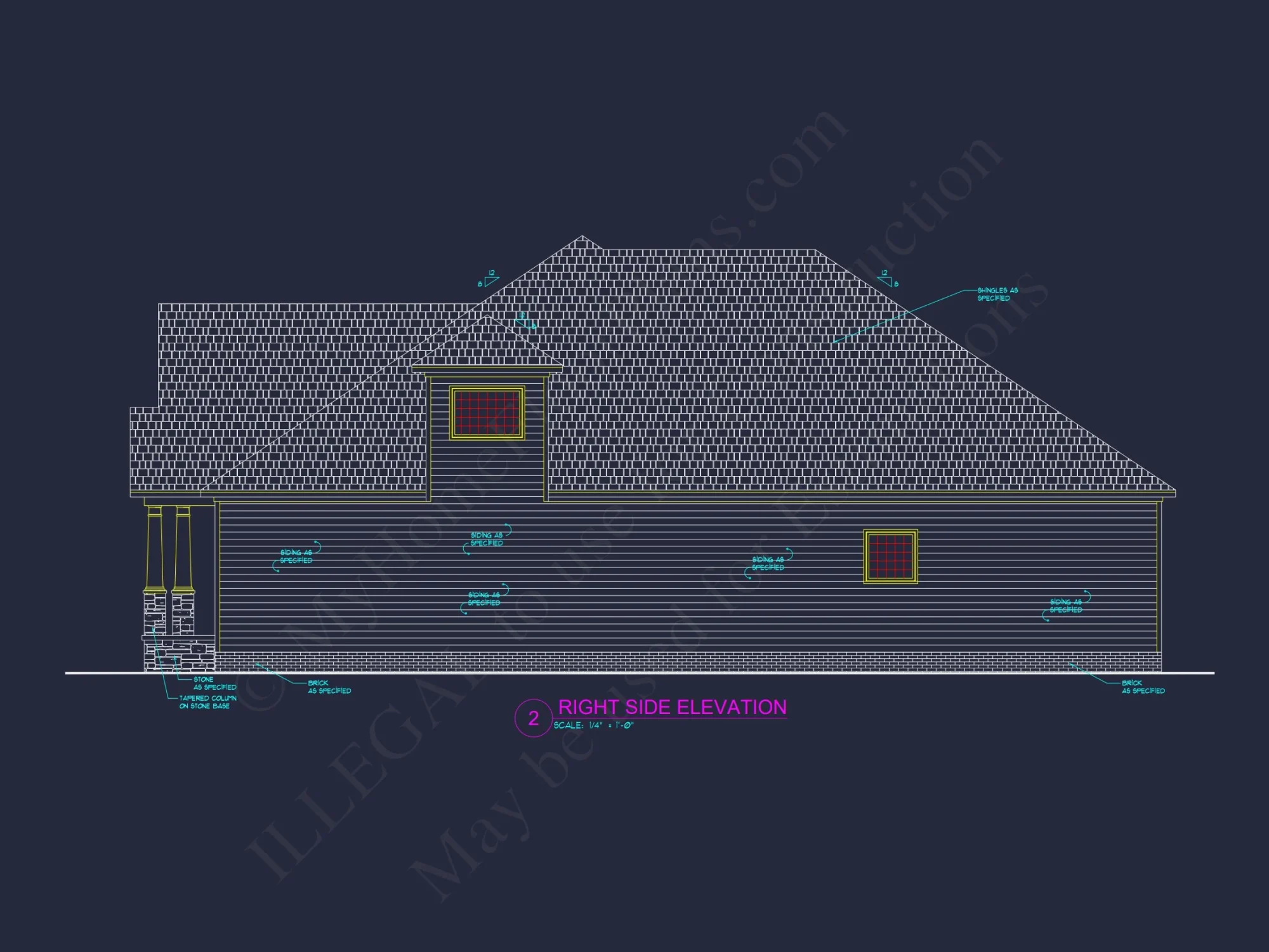 Contemporary Craftsman house Plan with CAD & Floor Design