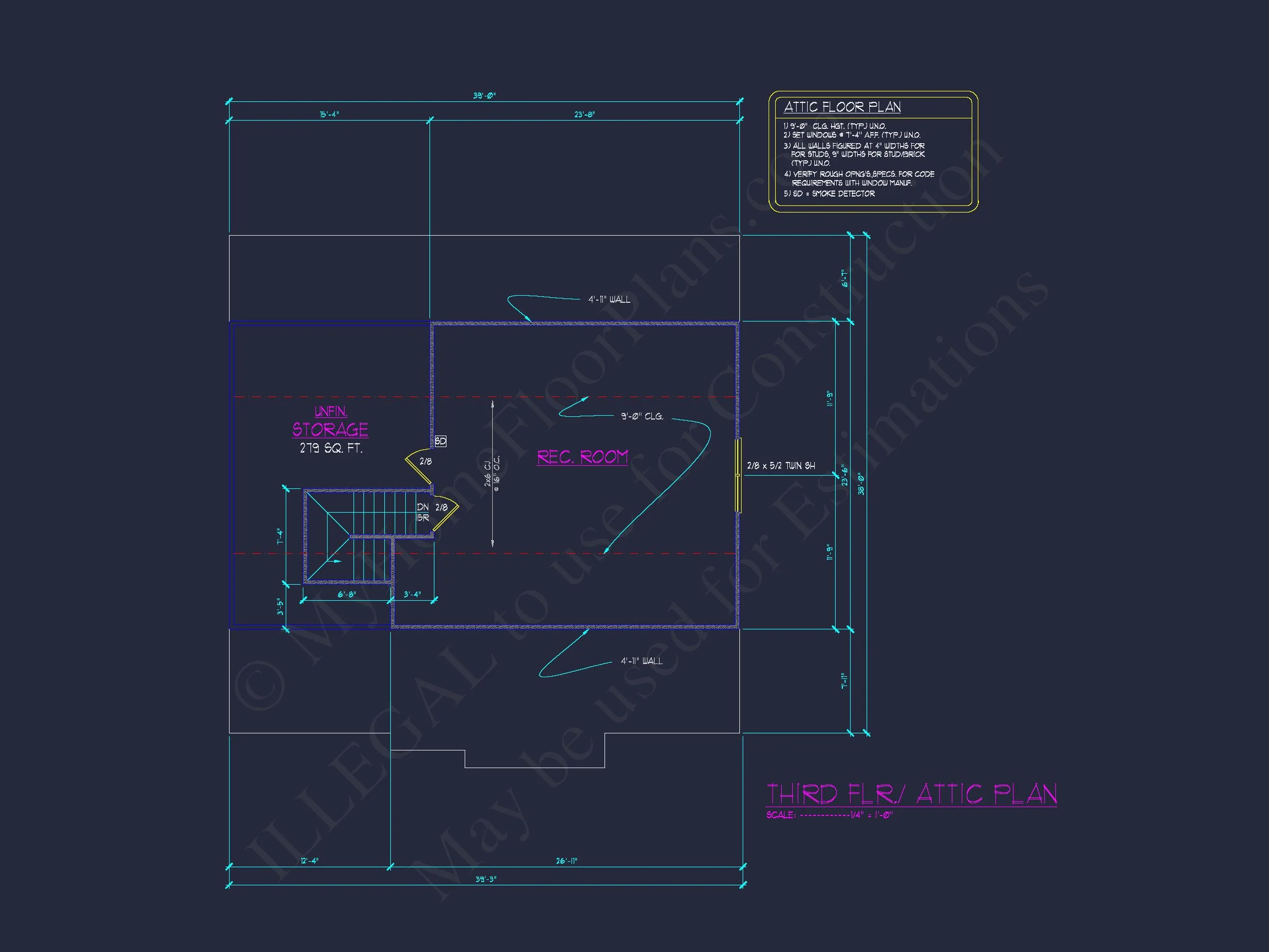 11-1466 HOUSE PLAN - Classic House Floor Plan and Architectural Blueprint Designs 13 Classic house Floor Plan and Architectural Blueprint Designs