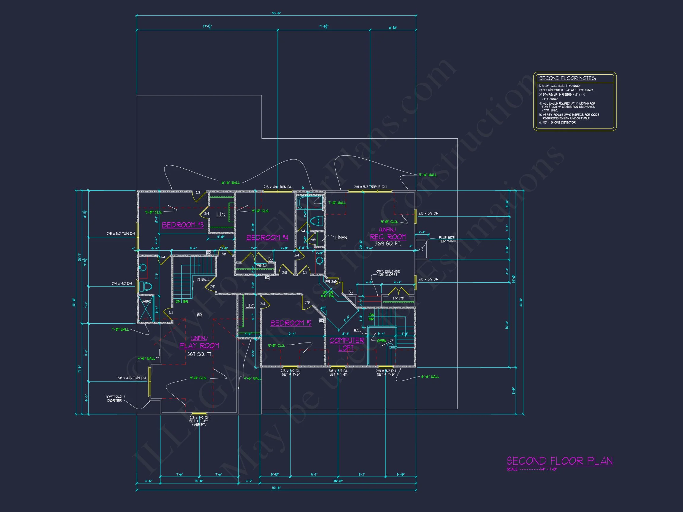11-1449 HOUSE PLAN - Colonial Farmhouse House Plan with 2 Floors & 4 Bedrooms 8 Colonial Farmhouse house Plan with 2 Floors & 4 Bedrooms