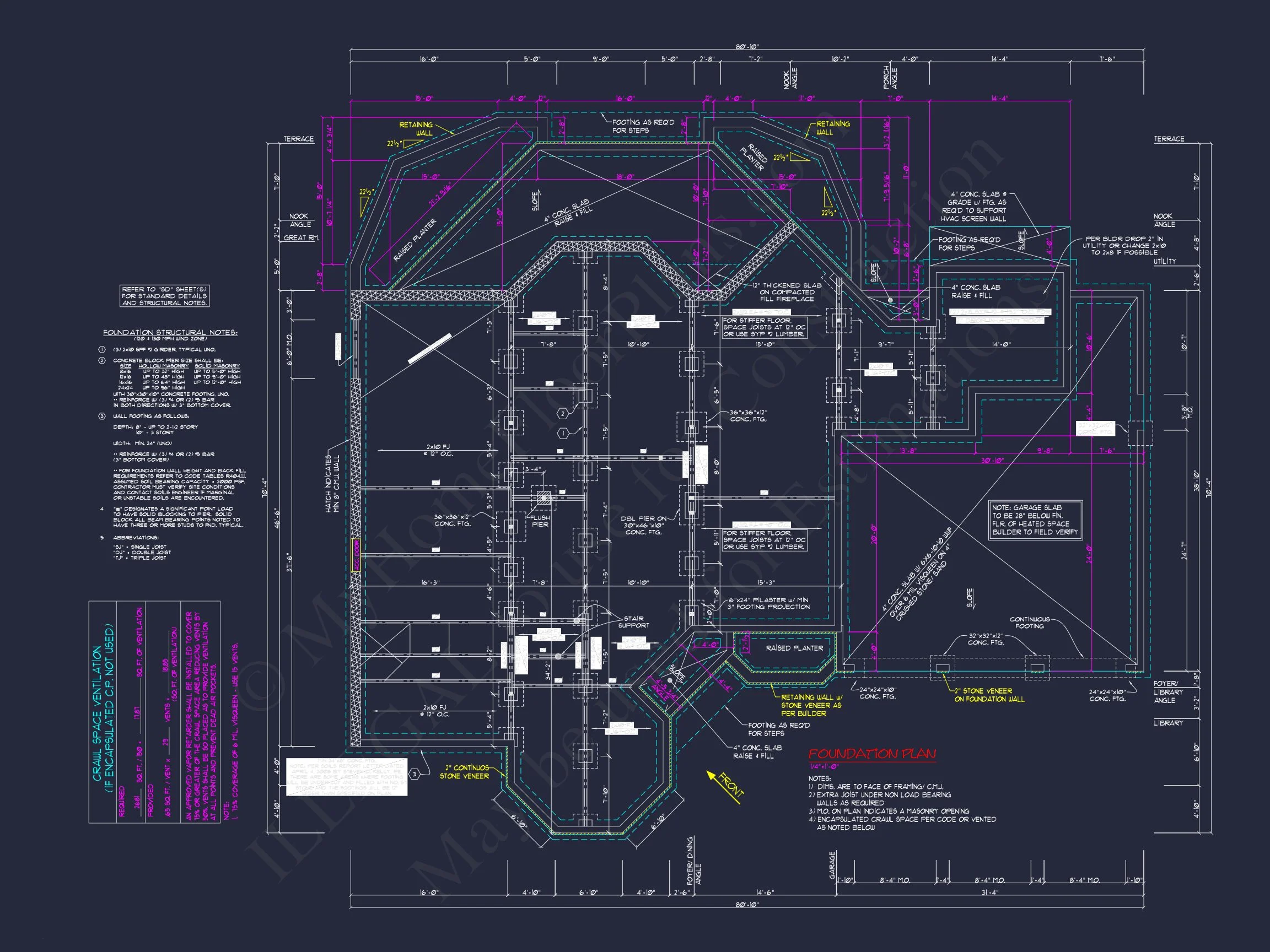 11-1398 HOUSE PLAN - Custom House Plan with 3 Beds, 3.5 Baths | Blueprint Designs 13 Blueprint Designs