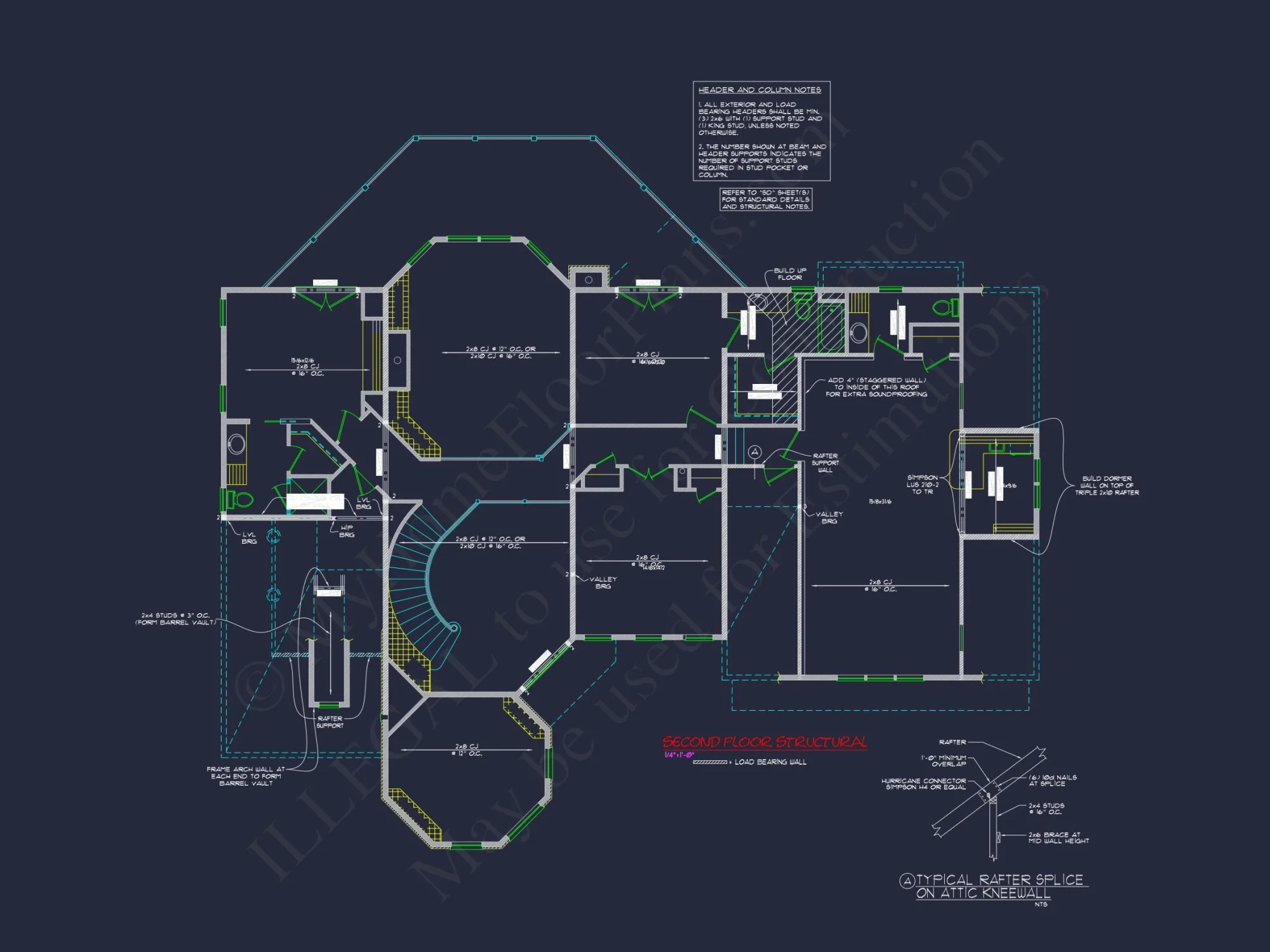 Custom house Plan with 3 Beds, 3.5 Baths